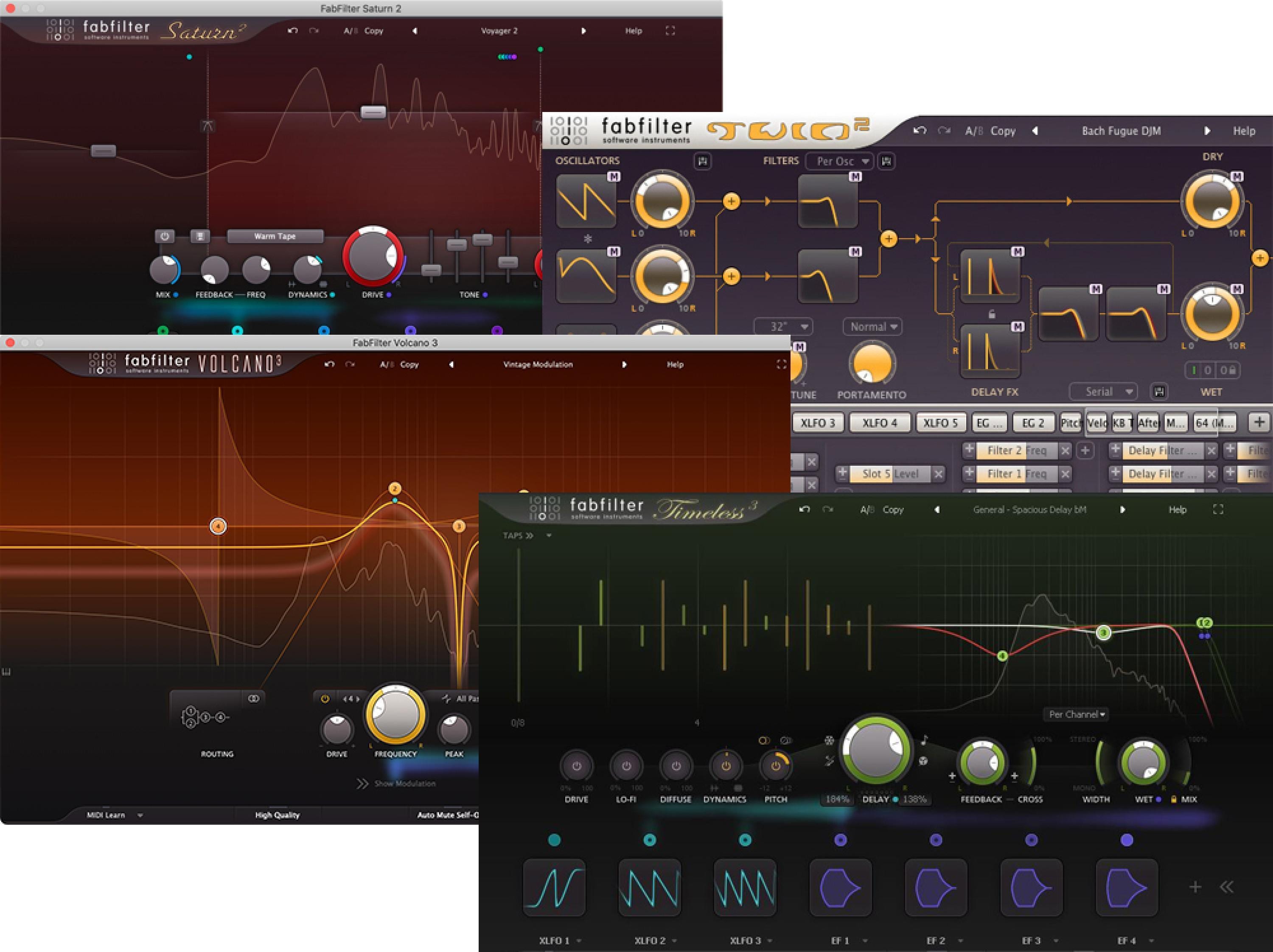 FabFilter Creative Bundle Plug-in Collection | Sweetwater