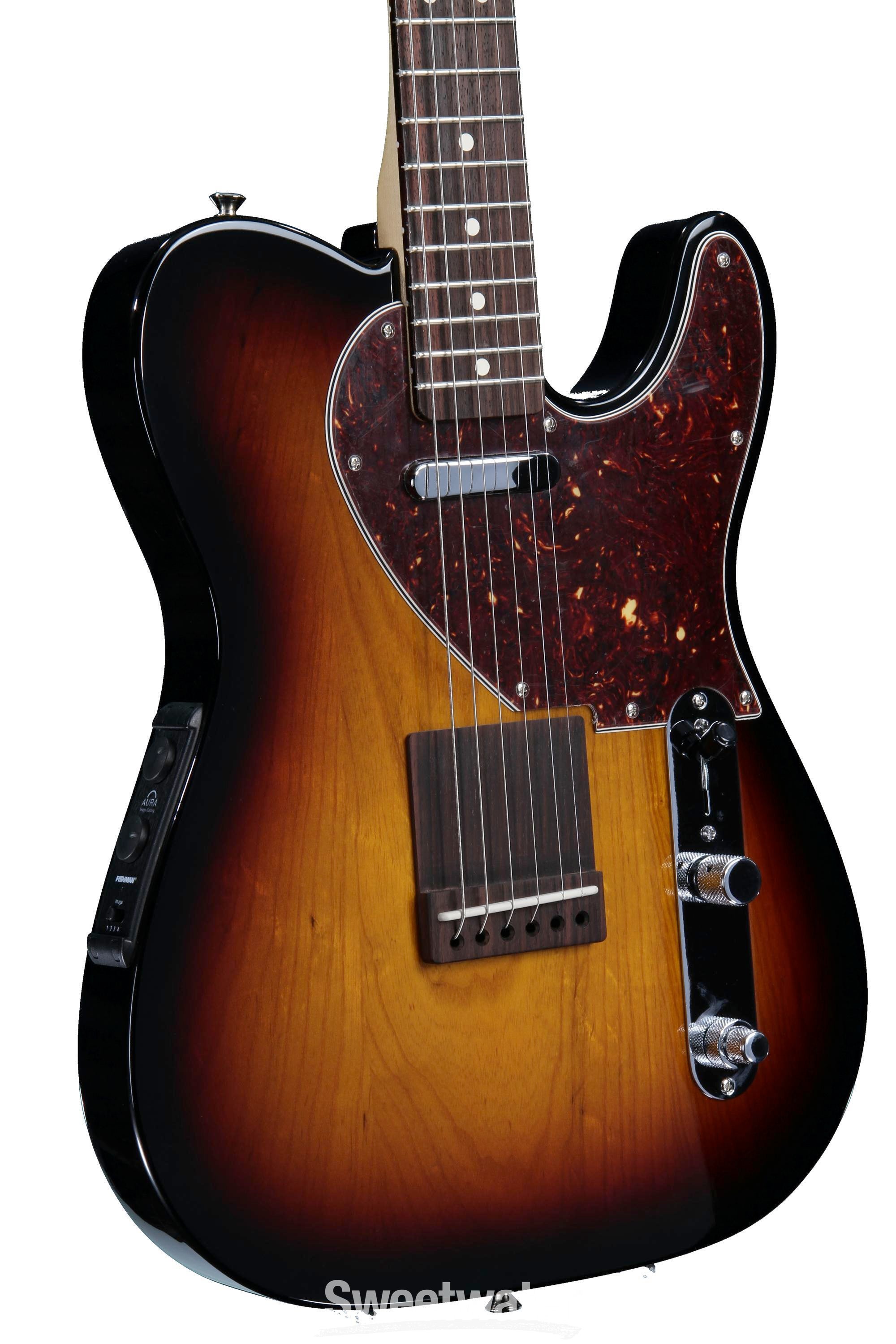 Fender Acoustasonic Tele - 3-Tone Sunburst Reviews | Sweetwater