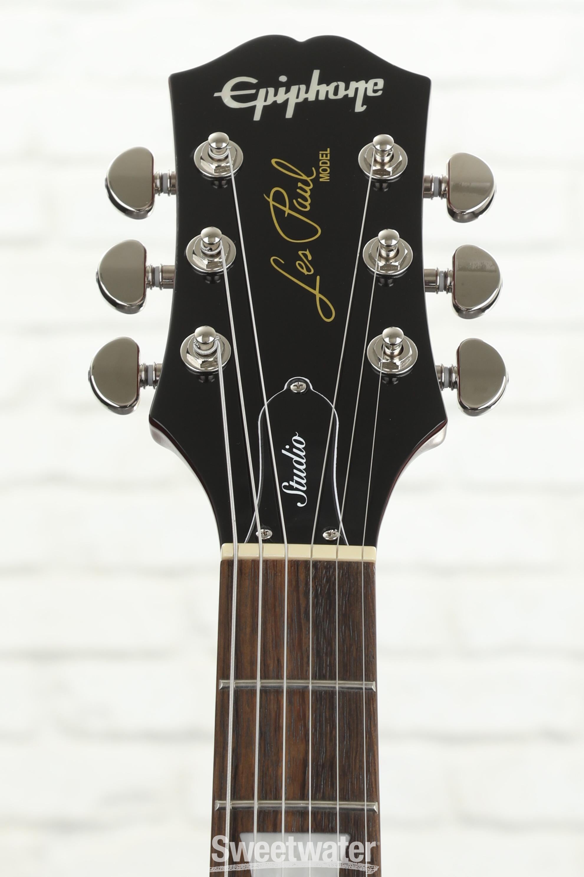 Epiphone Les Paul Studio Electric Guitar - Wine Red | Sweetwater