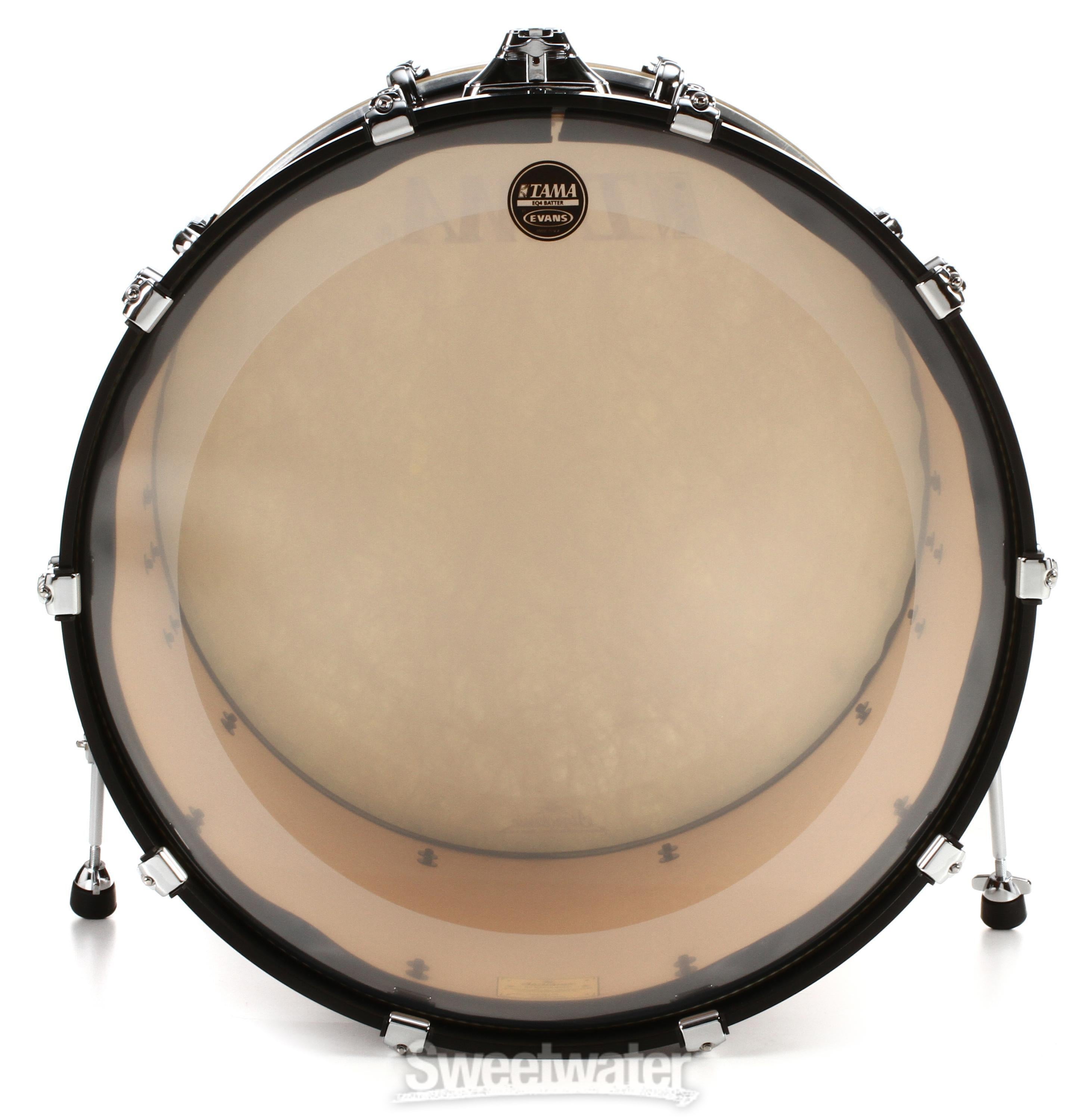 Tama Starclassic Maple Bass Drum with Mount 24 x 18 inch Molten Brown Burst with Chrome Hardware Sweetwater