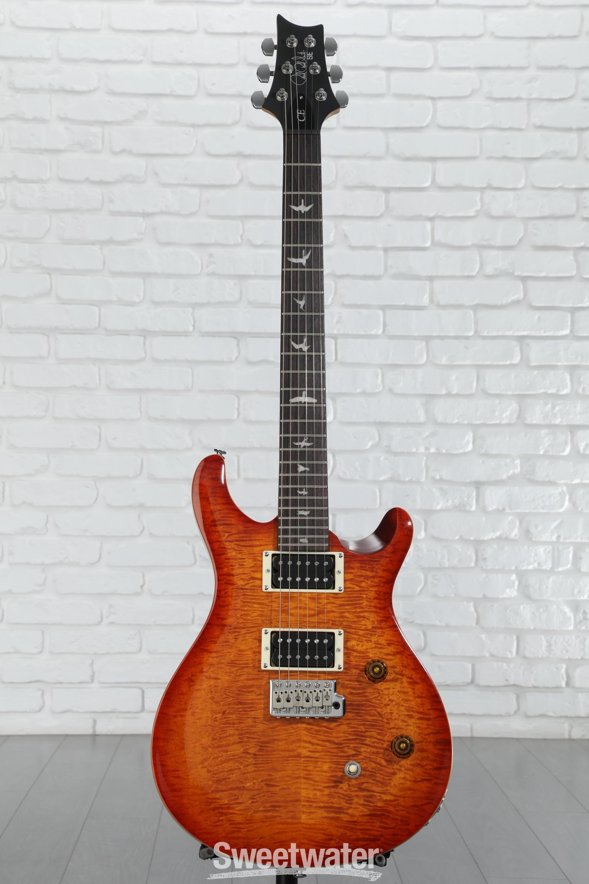 代引き手数料無料 CE SE PRS 24 Sunburst Vintage - Guitar Electric Standard ギター
