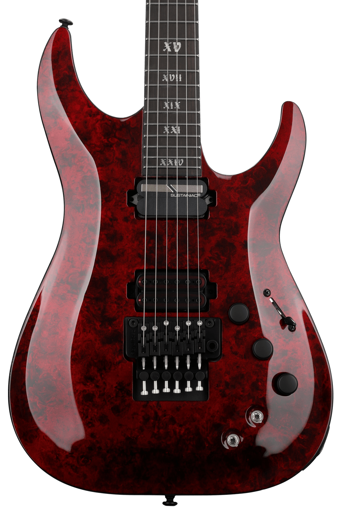 Schecter C 1 FR S Apocalypse Electric Guitar Red Reign Sweetwater
