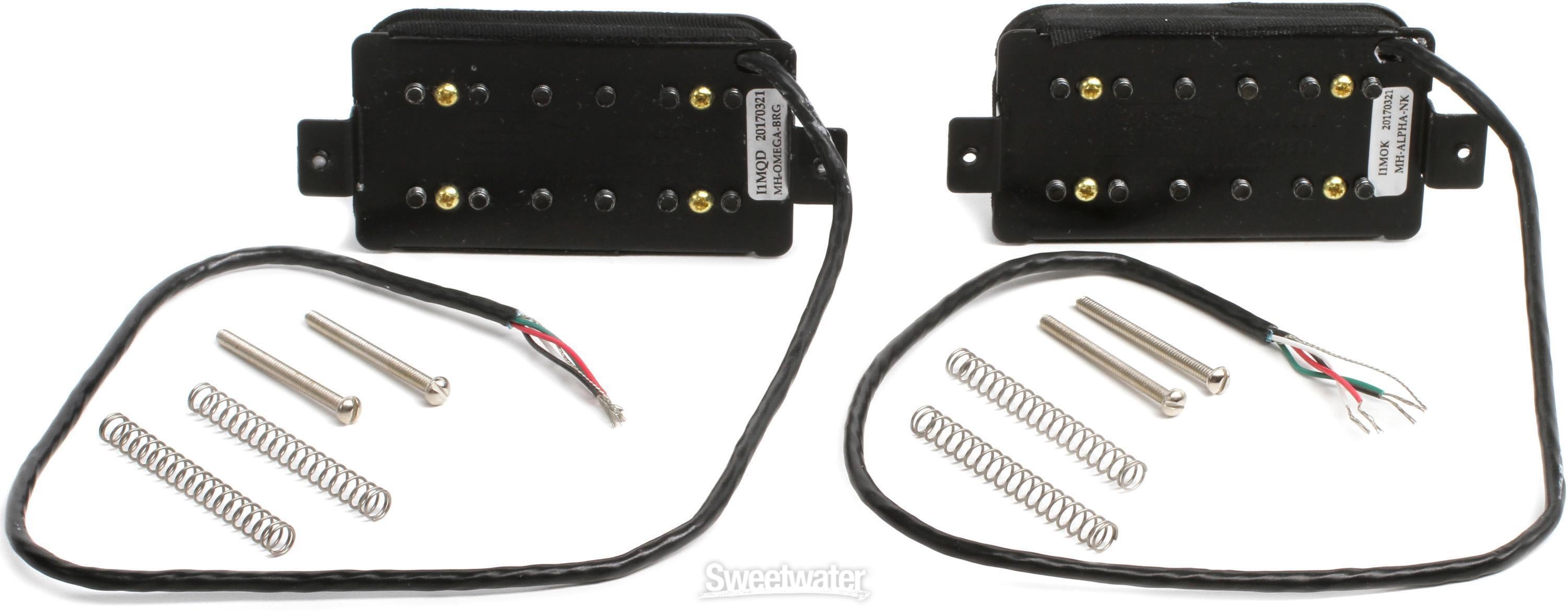 Seymour Duncan Mark Holcomb Alpha and Omega 6-string Signature Humbucker  2-piece Pickup Set - Black