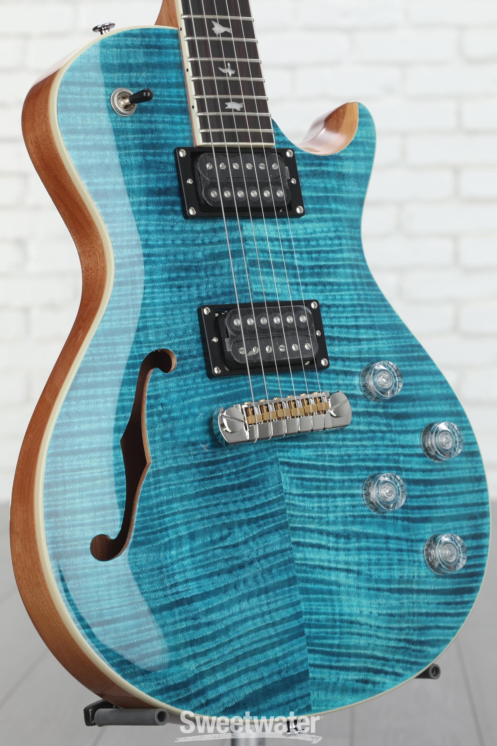 PRS SE Zach Myers 594 Semi-hollow Electric Guitar - Myers Blue | Sweetwater