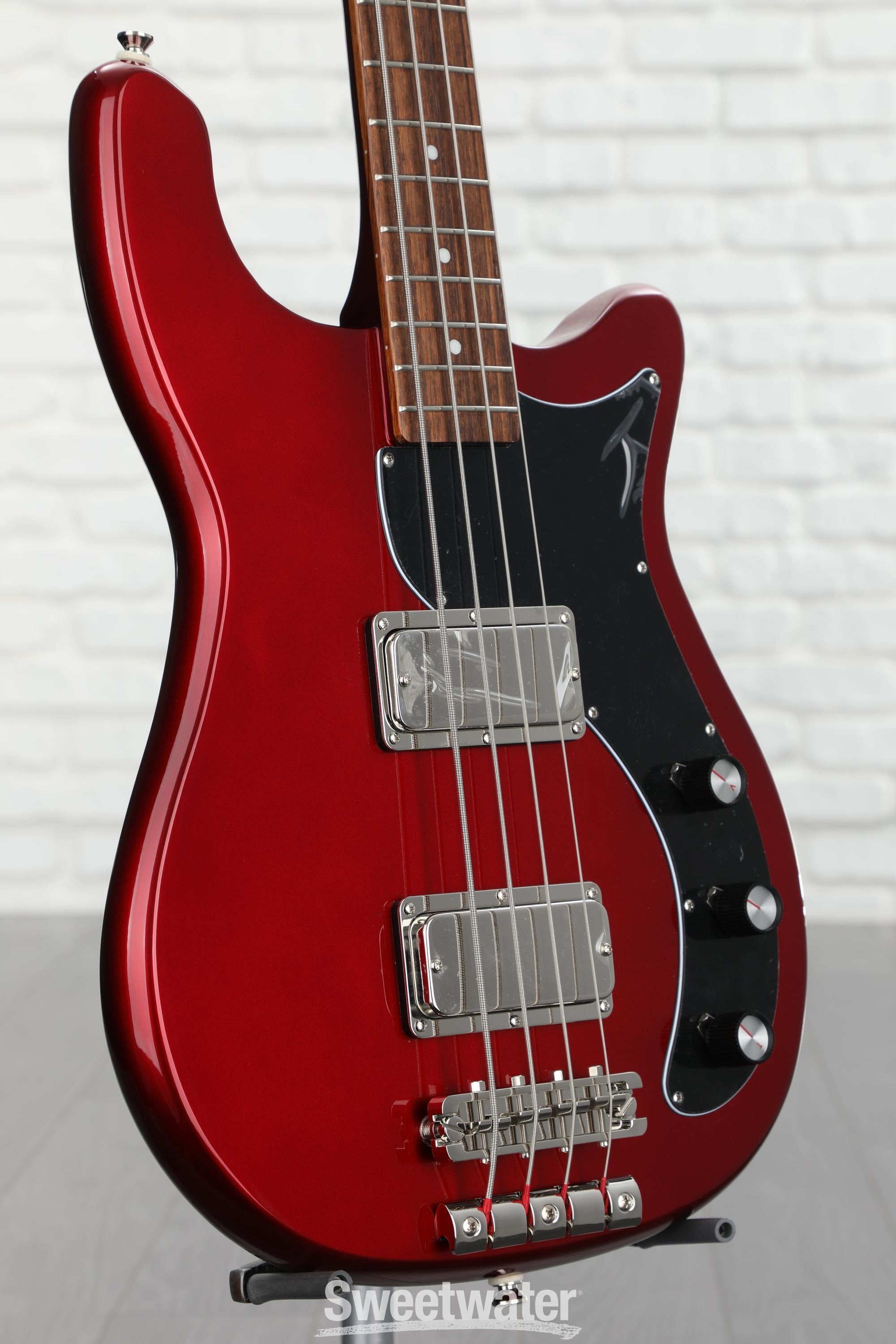 Epiphone Embassy Bass Guitar - Sparkling Burgundy