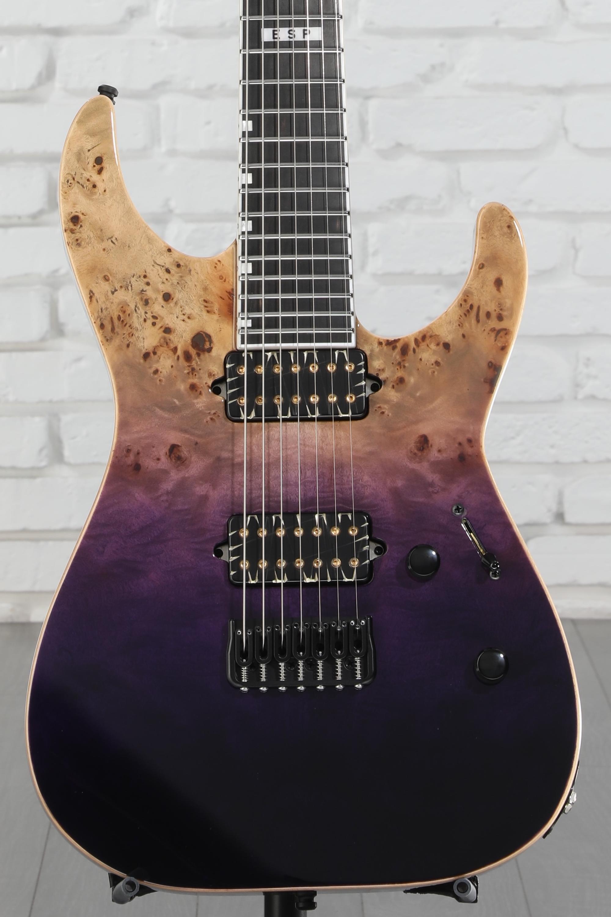 ESP E-II M-II 7NT HS SM Natural Burst 7弦 楽天市場】E-II M-II 7NT HS SM / Dark Brown Natural Burst [7