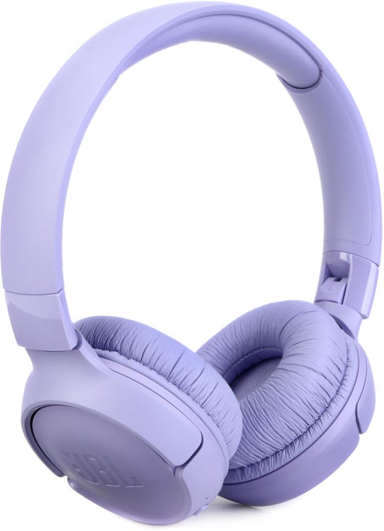 JBL Tune 520 On-ear Wireless Headphones - Purple