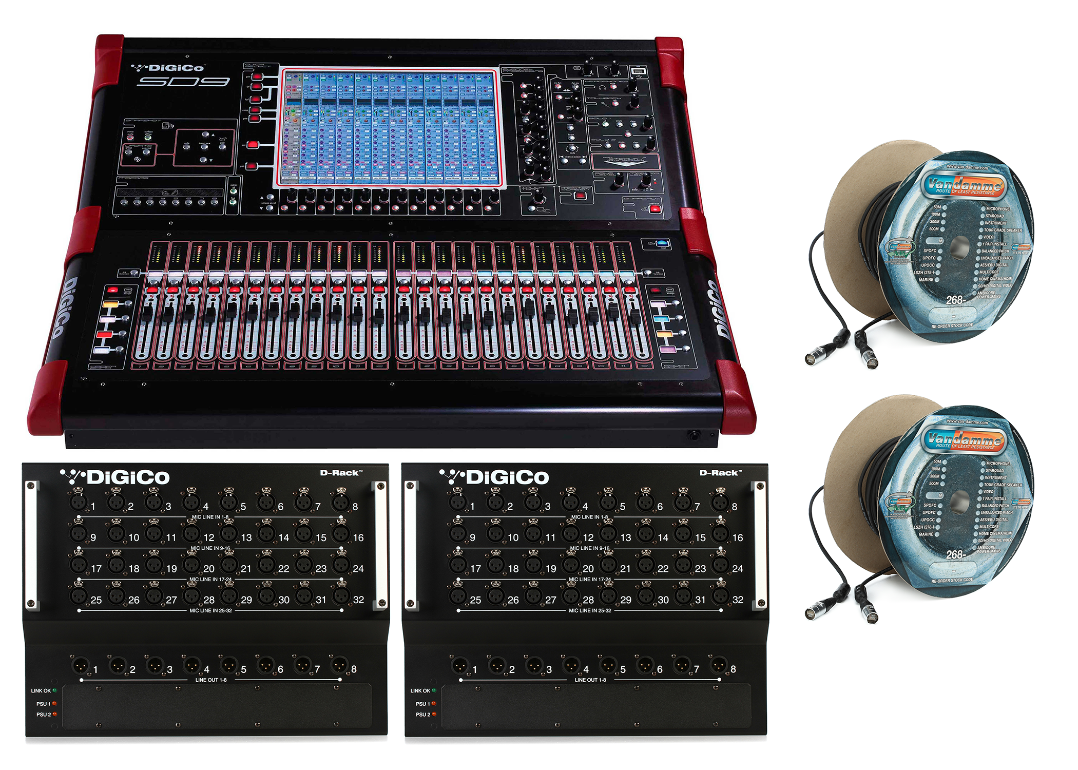 けいこページ DiGiCo SD9 RACK PACK Install Package - MADI Only | Sweetwater