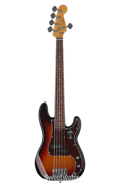 Fender American Professional II Precision Bass V - 3-color Sunburst with  Rosewood Fingerboard