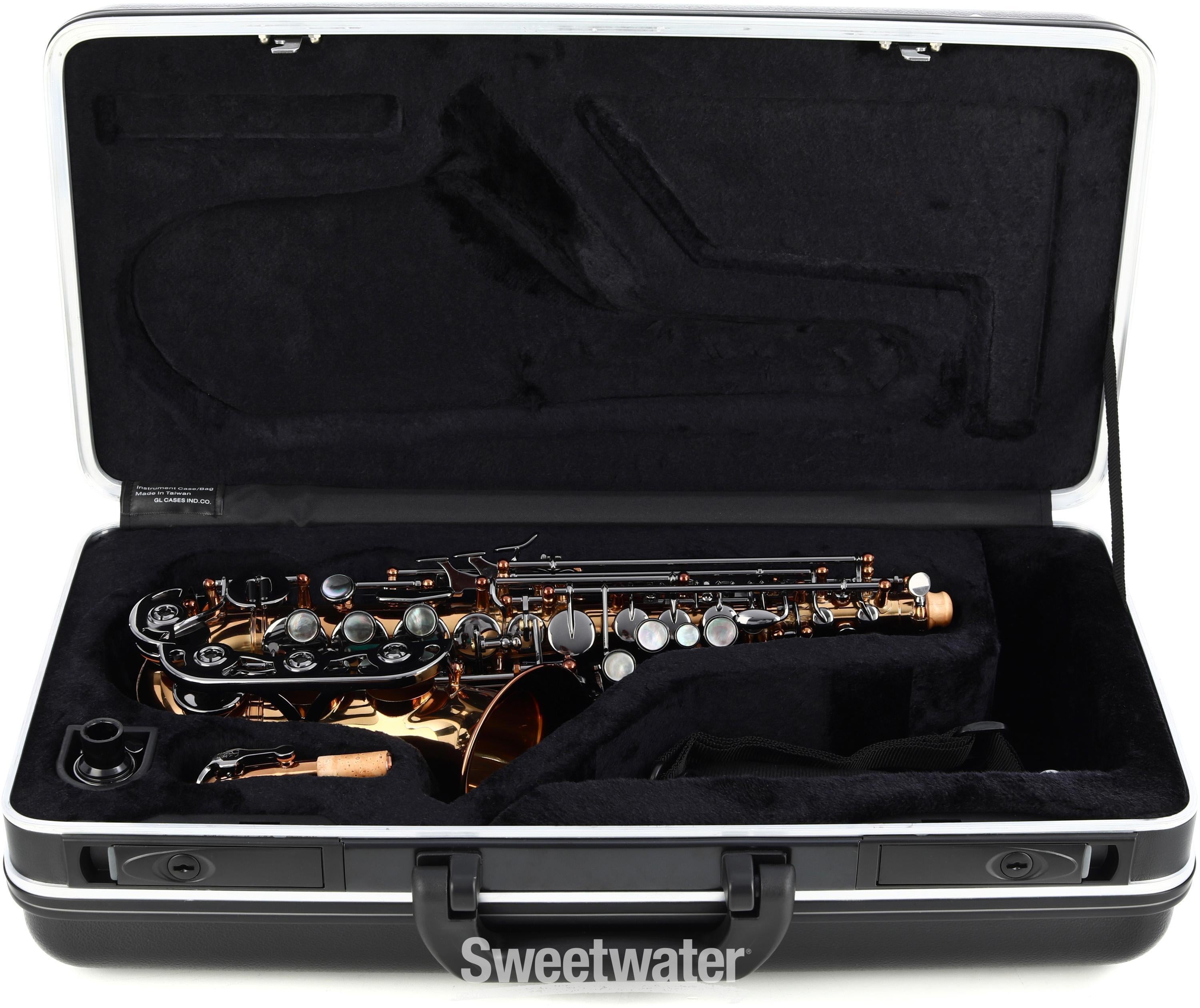 Growling Sax Origin Gen 3 Soprano Saxophone - Curved - Brown Gold