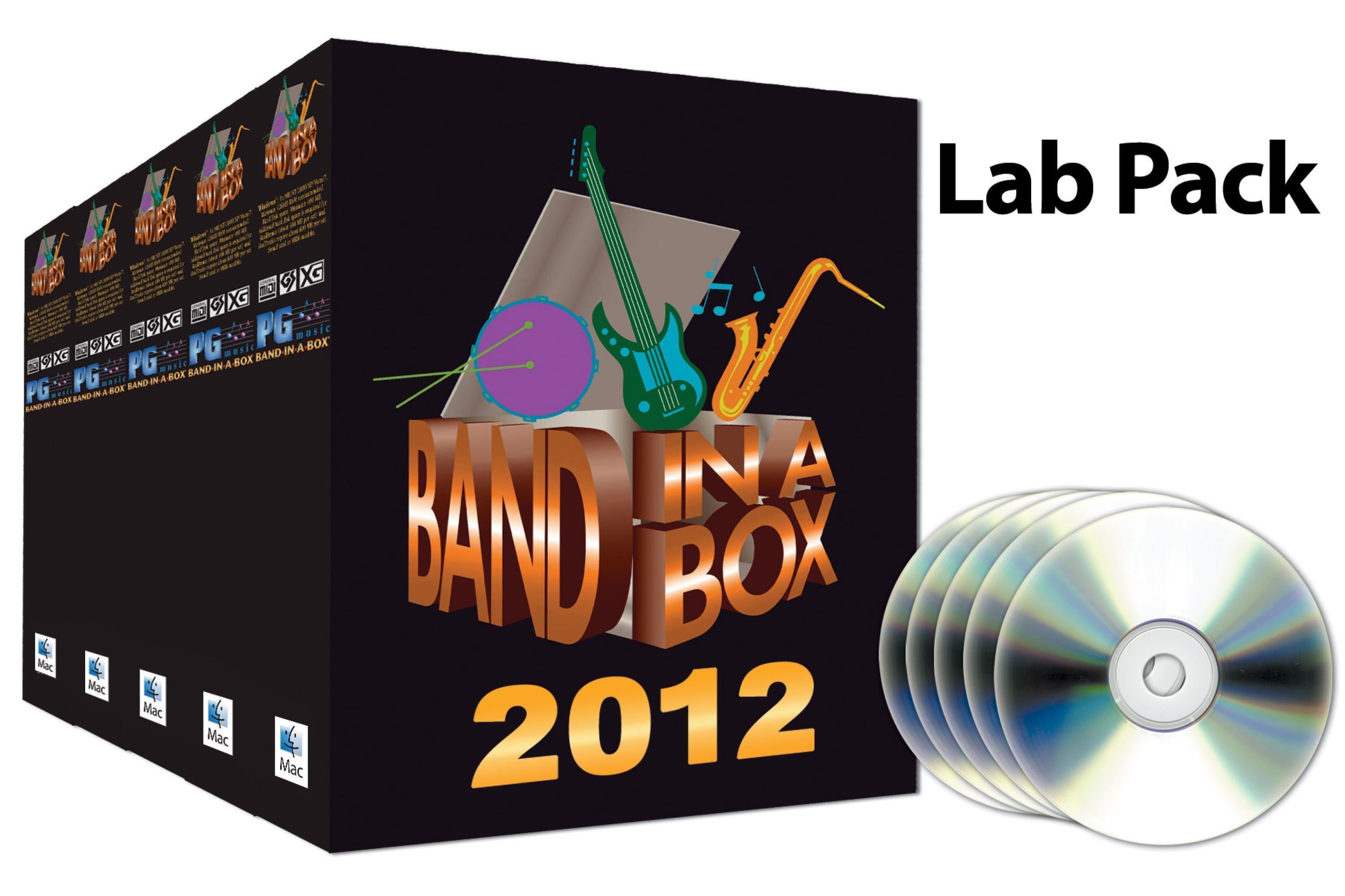 PG Music Band-in-a-Box for Mac -5-User Academic Lab Pack