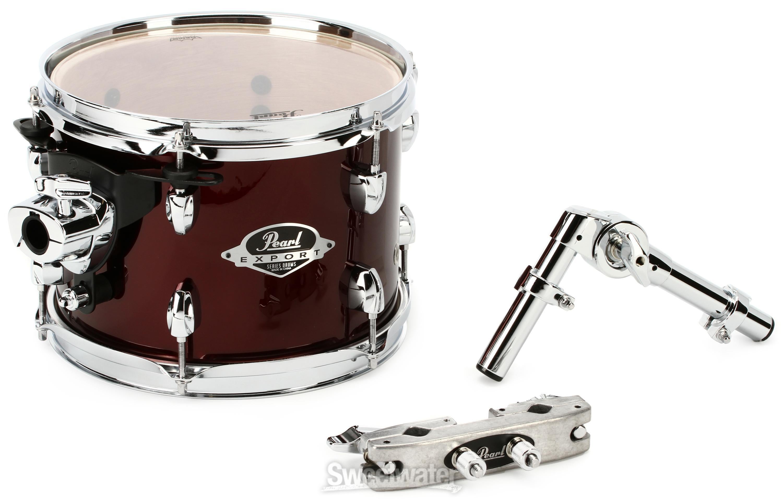 Pearl Export EXX Mounted Tom Add-on Pack - 7 x 10 inch - Burgundy