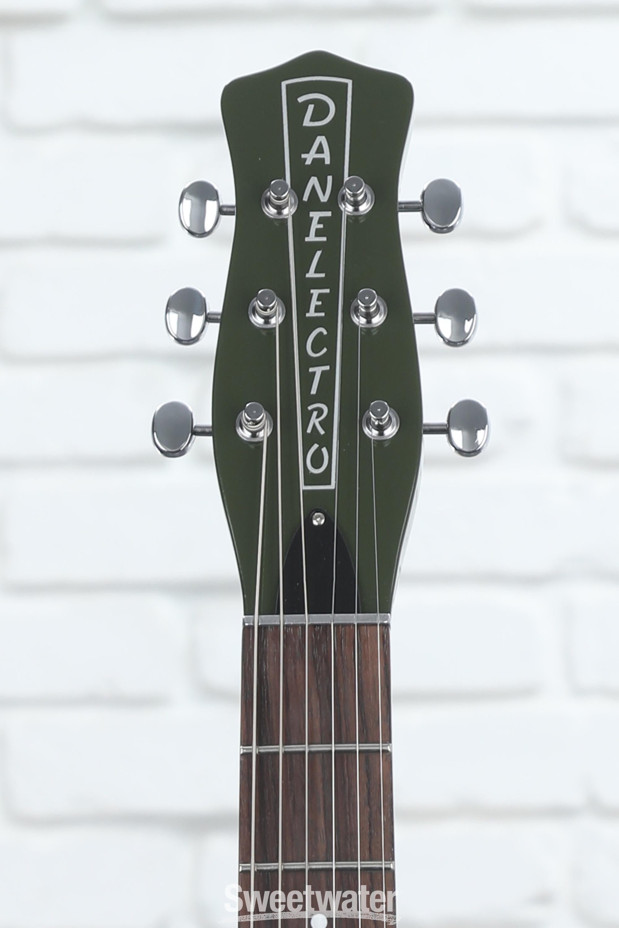 Danelectro Blackout 59 Electric Guitar - Green Envy | Sweetwater