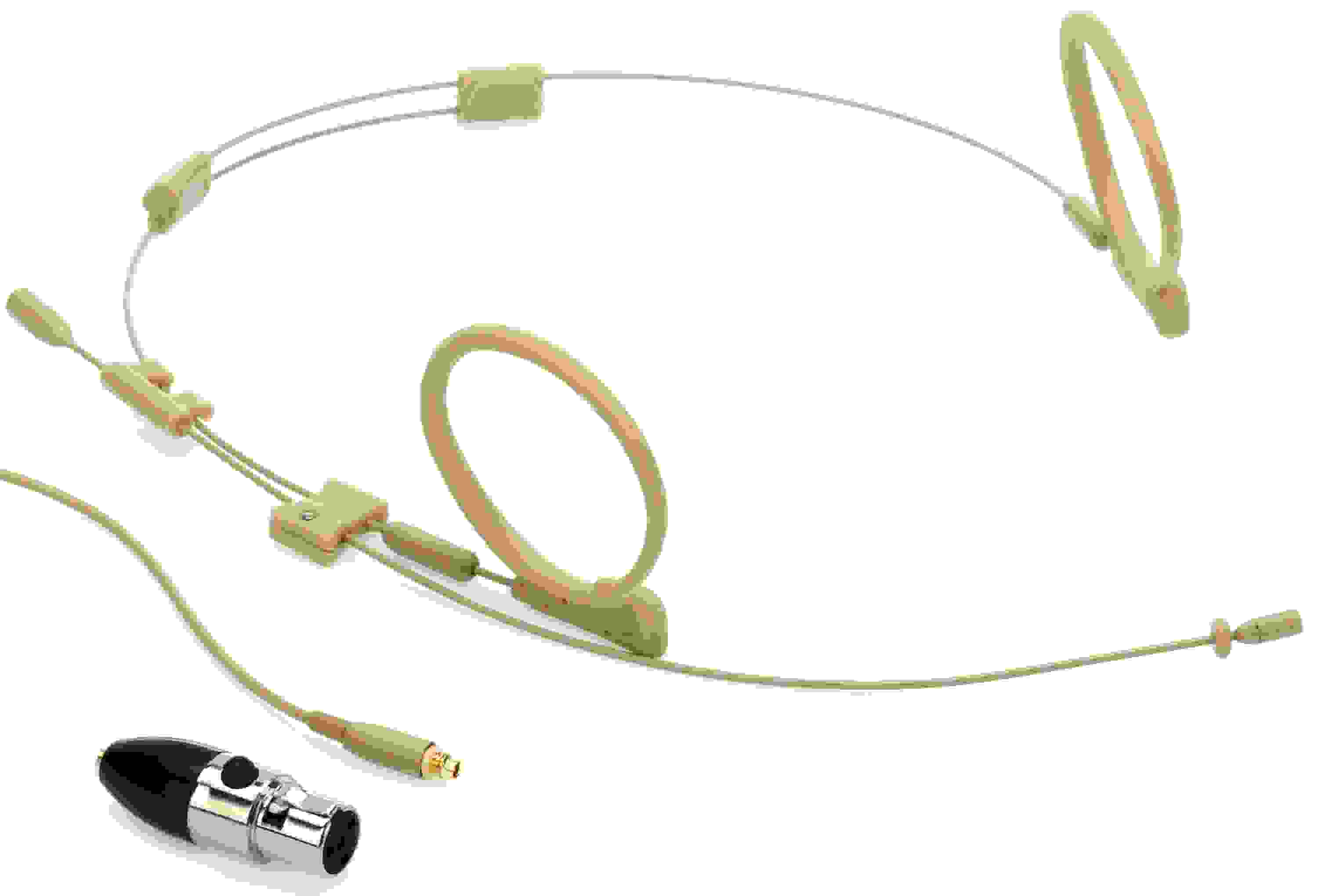 Que Audio QA22 BE Omnidirectional Headset Microphone with SHL Adapter for Shure Wireless - Beige