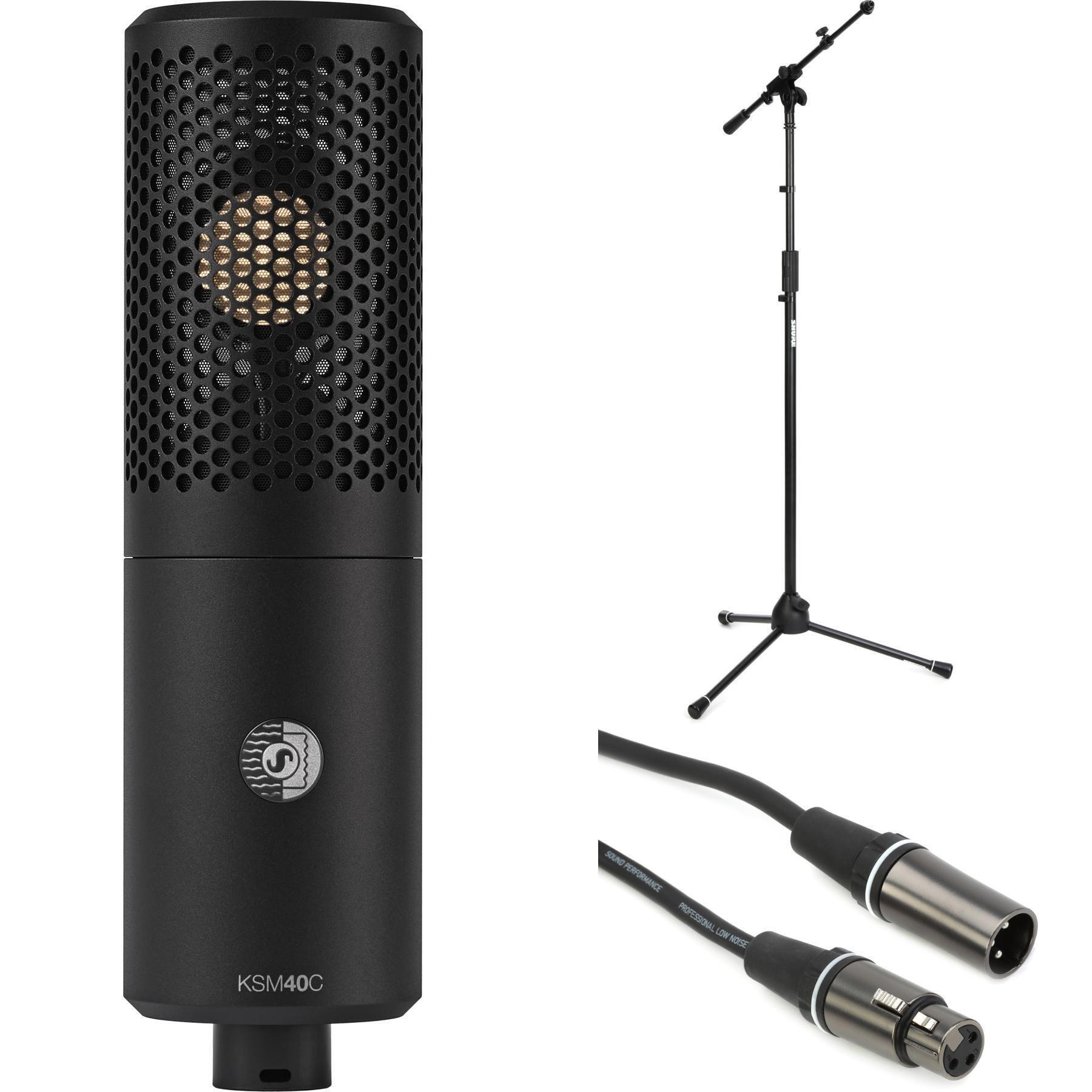 Shure KSM40C Large-diaphragm Cardioid Condenser Microphone with