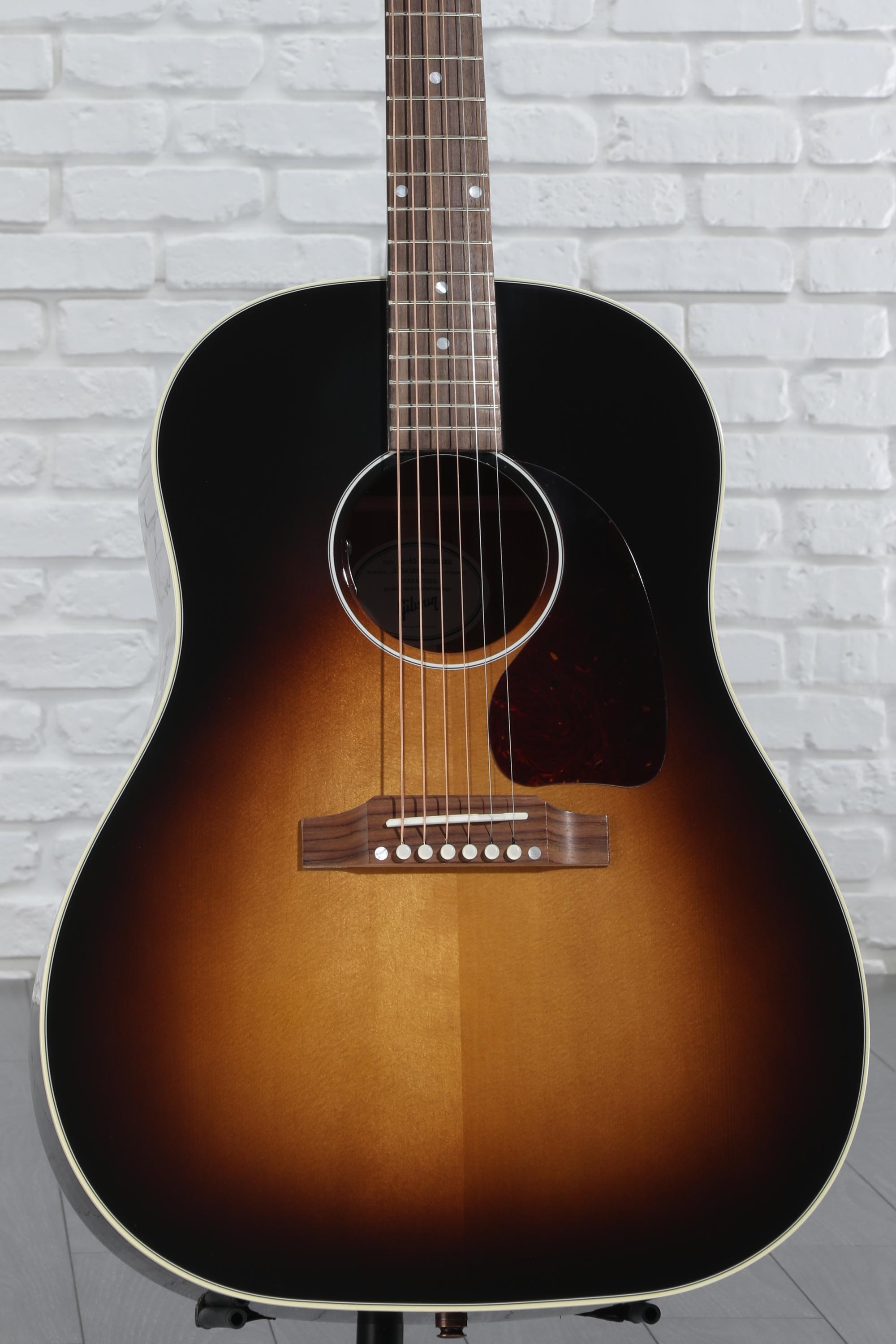 GibsonアコギJ-45スタンダード2015Vintage sunburst Gibson Acoustic J-45 Standard Acoustic Guitar - Vintage