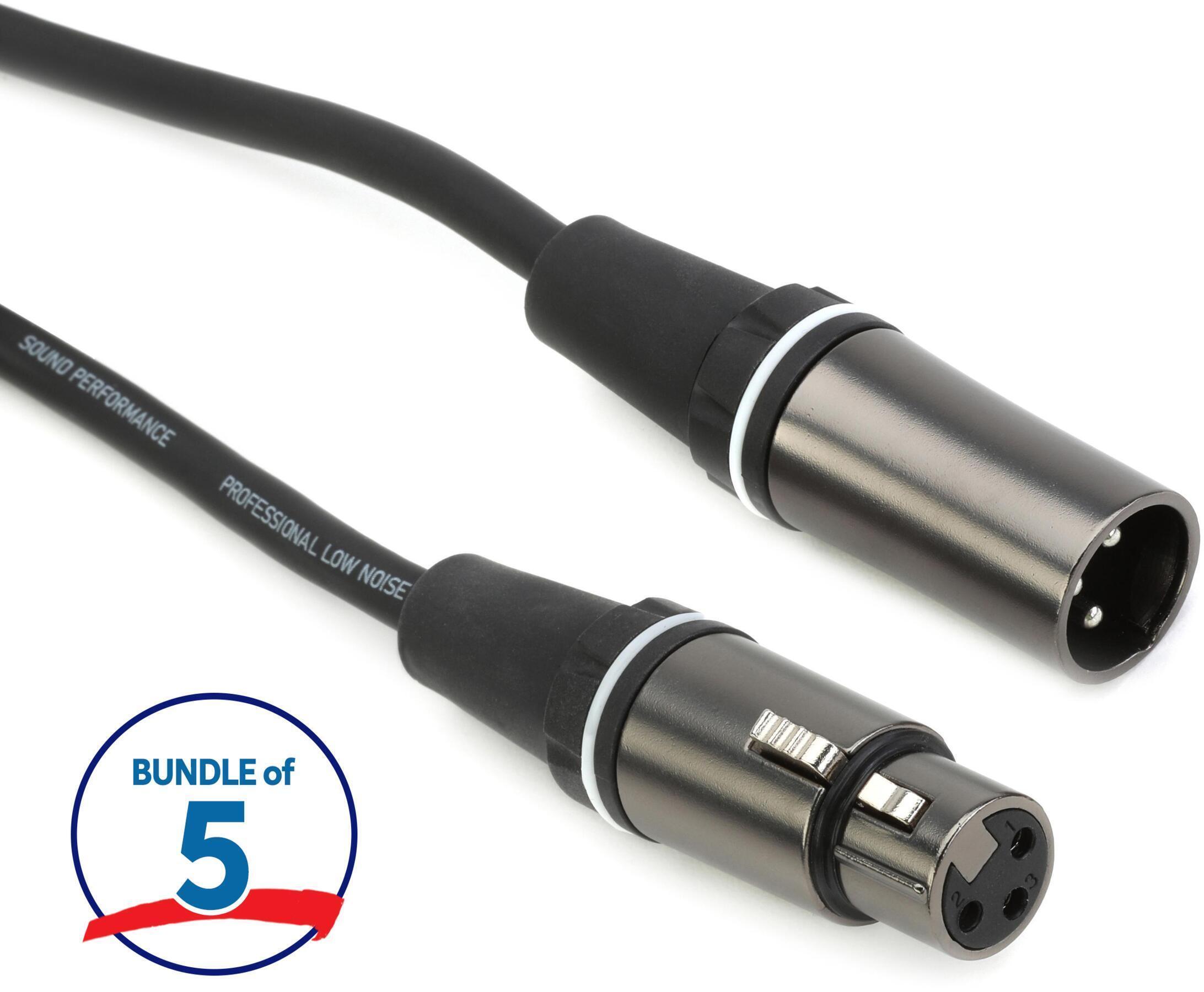 Photo of Gator Cableworks Composer Series Microphone Cable - 15 foot (5-pack)