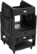 Product Image - This Item - SKB 1SKB19-R1208 12U Top / 8U Bottom Gig Rig Mixer Rack Case