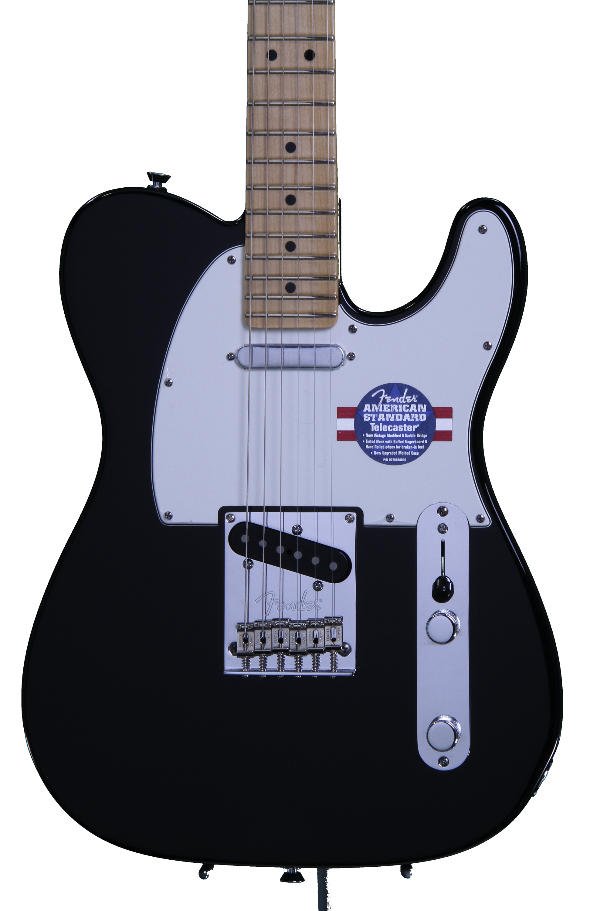 Fender American Standard Telecaster - Black with Maple Fingerboard