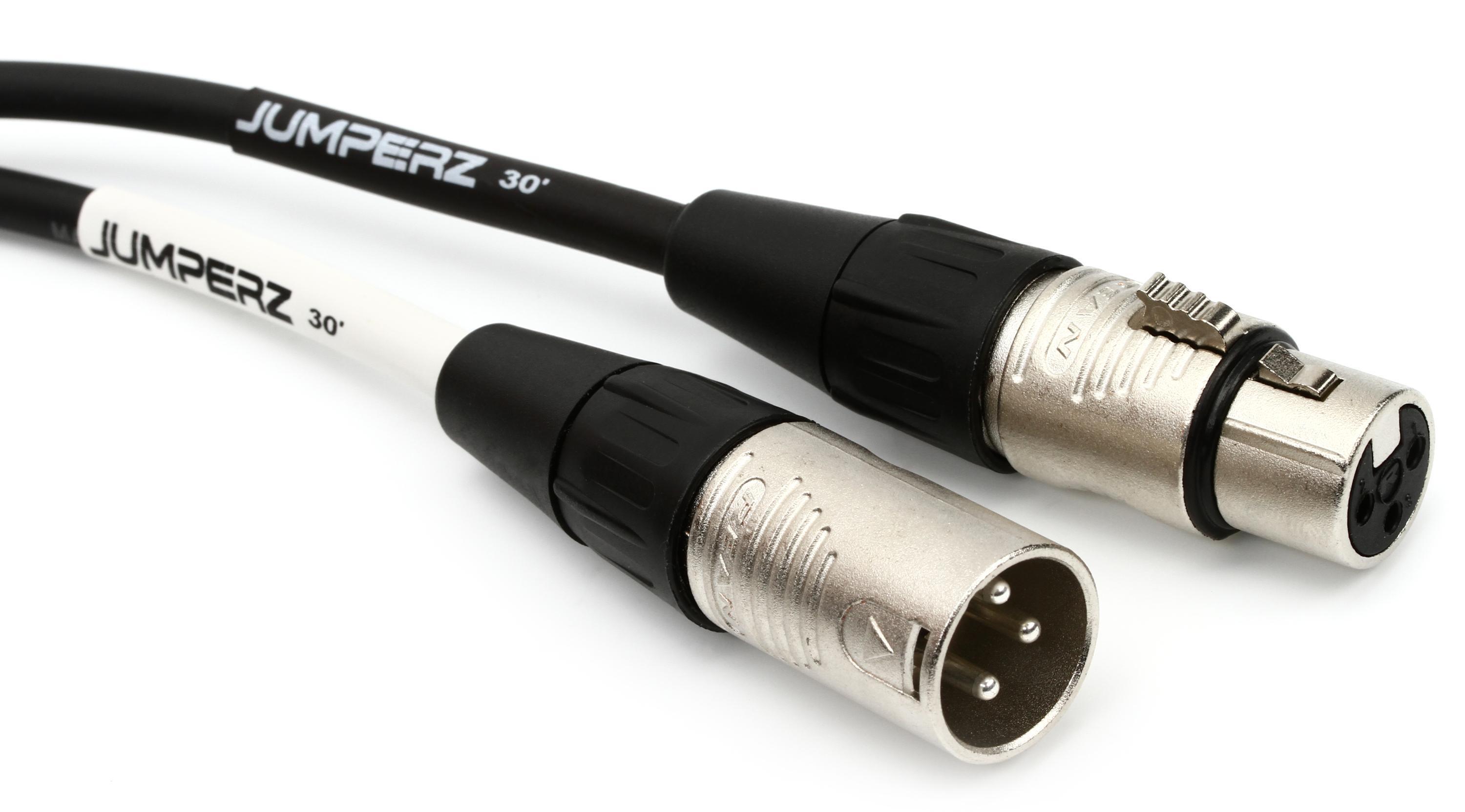 Photo of JUMPERZ JBM Blue Line Microphone Cable - 30 foot