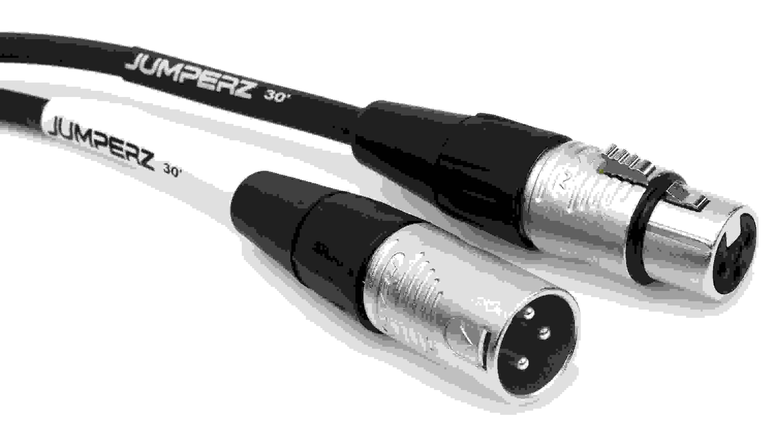 JUMPERZ JBM Blue Line Microphone Cable - 30 foot