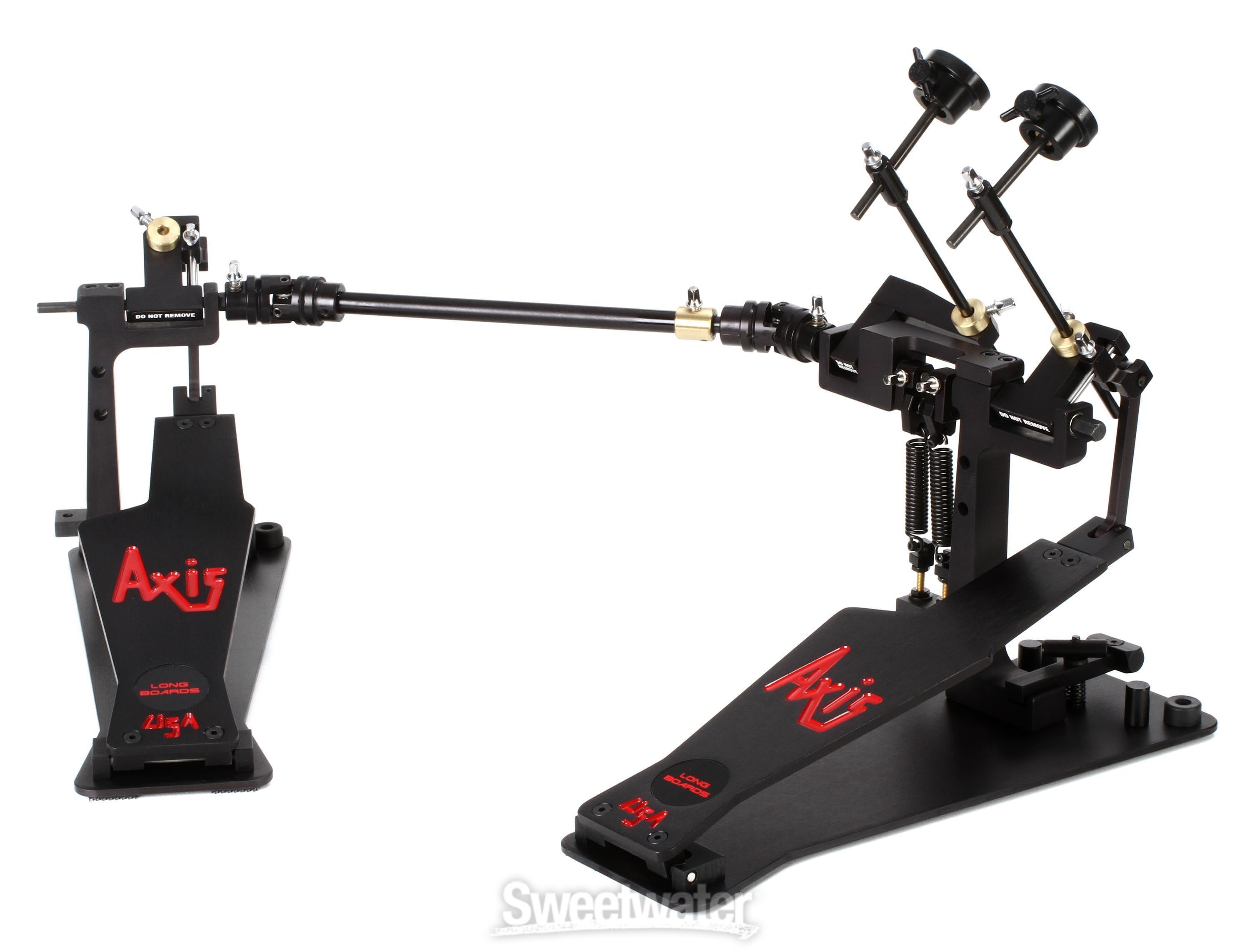 Axis A-L2CB Longboards A Double Bass Drum Pedal - Classic Black 