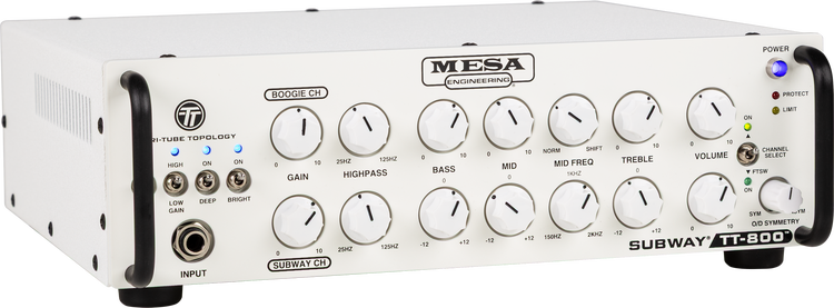 Mesa/Boogie Subway TT-800 Lightweight 800-watt Bass Head - White, Sweetwater Exclusive