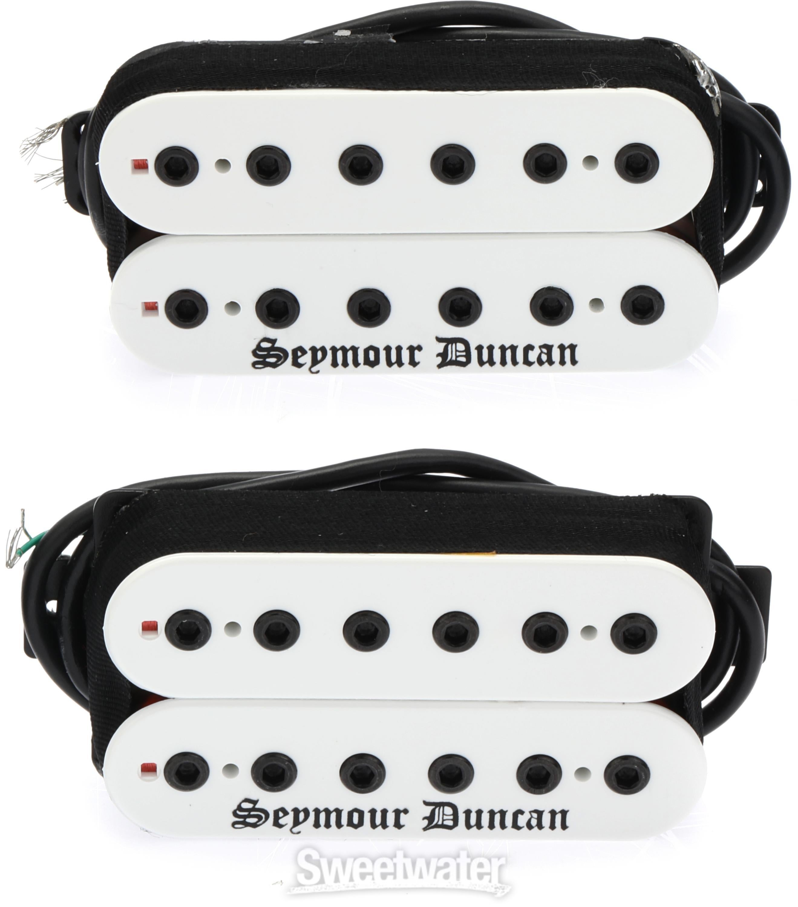 Seymour Duncan Blackened Black Winter Trembucker Set - White