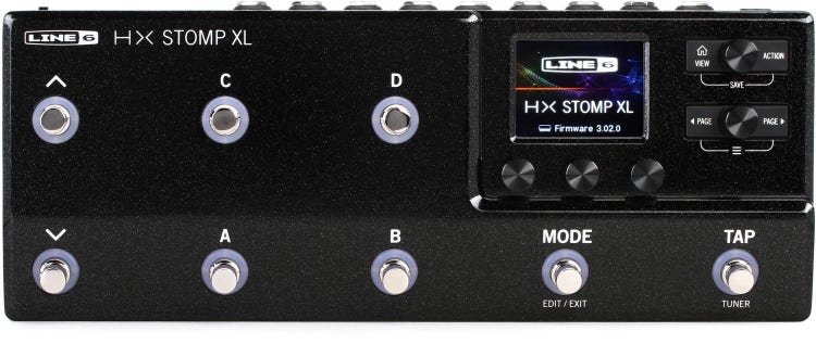 Line 6 HX Stomp Compact Professional Guitar Processor - Sound Productions