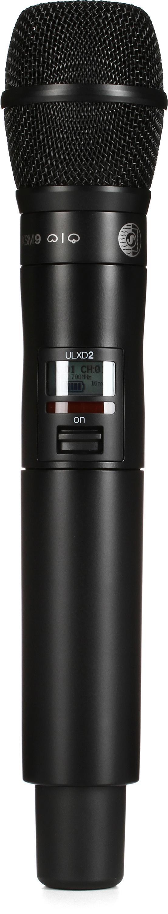 SHURE KSM9 ワイヤレスマイク Amazon.com: Shure ULXD2/KSM9 Handheld Transmitter with KSM9 Black
