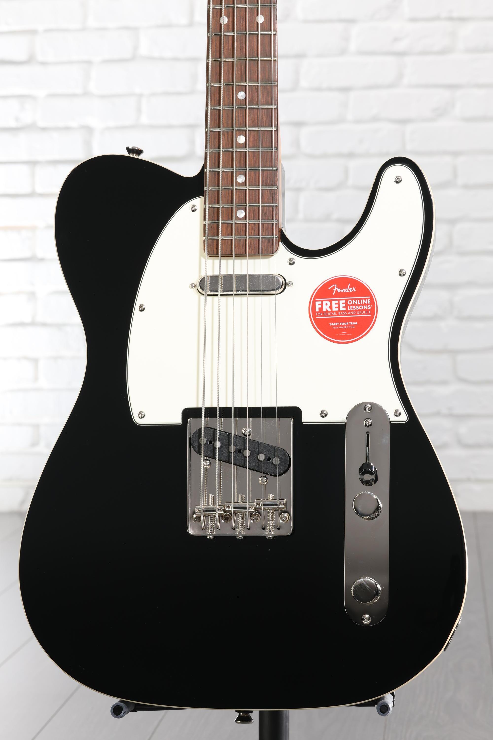 Squier Classic Vibe Baritone Custom Telecaster - Black | Sweetwater
