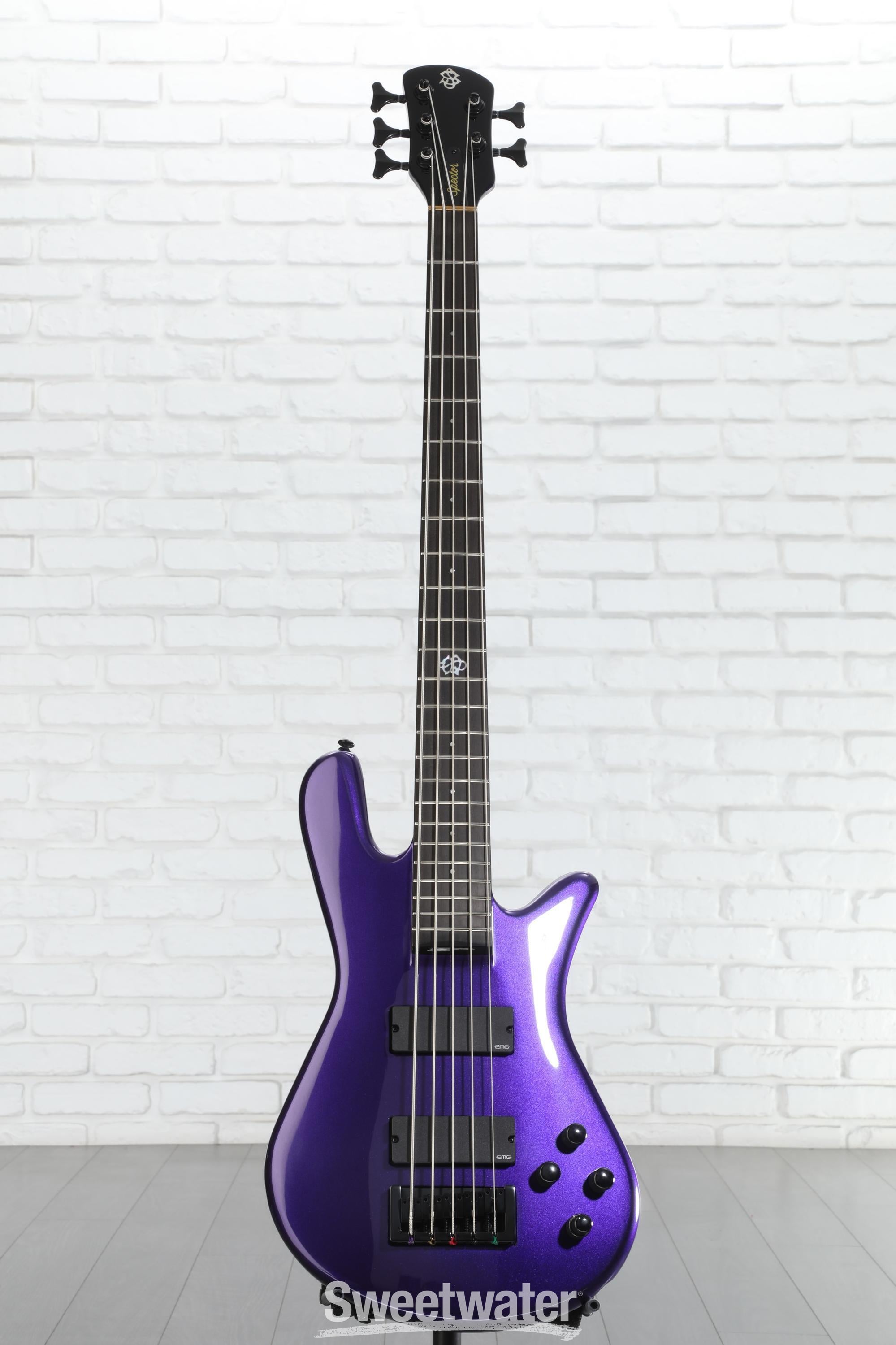 Spector NS Ethos High Performance 5 Bass Guitar - Plum Crazy Gloss