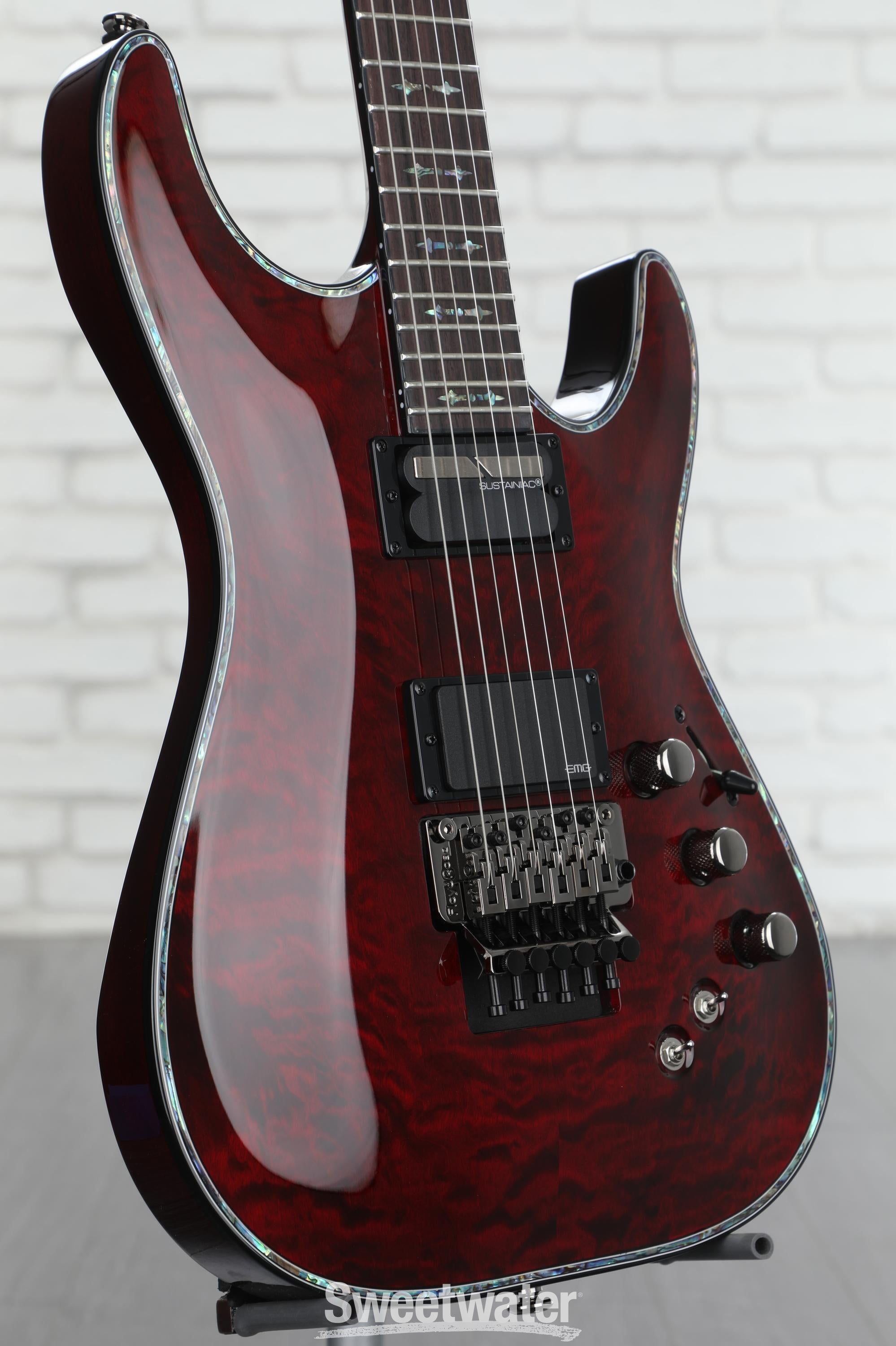 Schecter Hellraiser C-1 FR-S - Black Cherry Reviews | Sweetwater