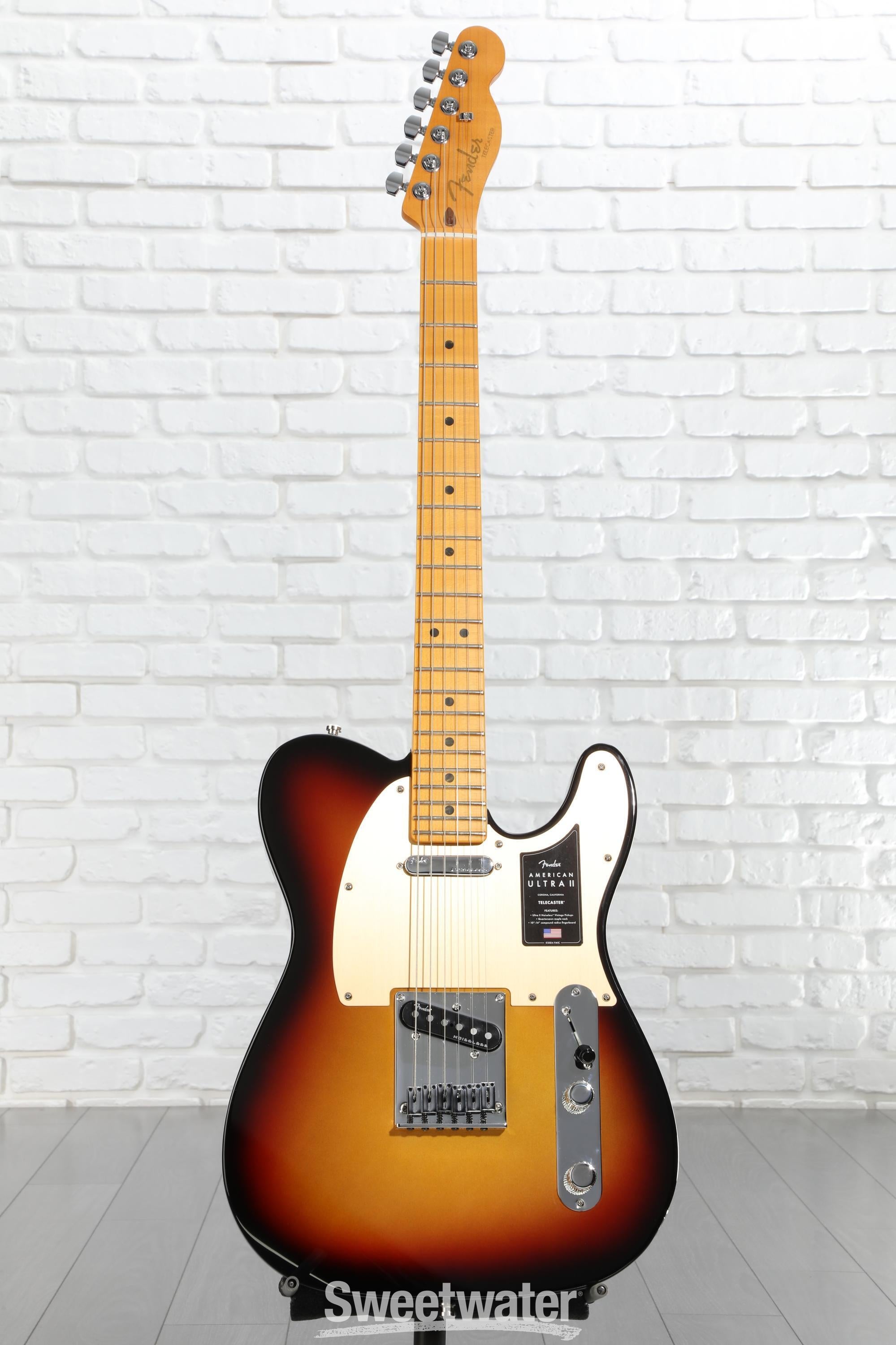 ギター Fender USA American Ultra Telecaster Fender American Ultra II Telecaster Electric Guitar - Ultraburst