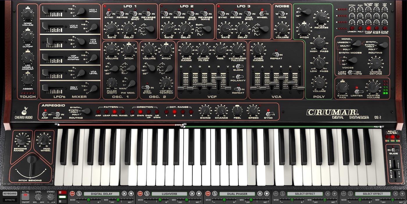Photo of Cherry Audio Crumar DS-2 Virtual Synthesizer Plugin
