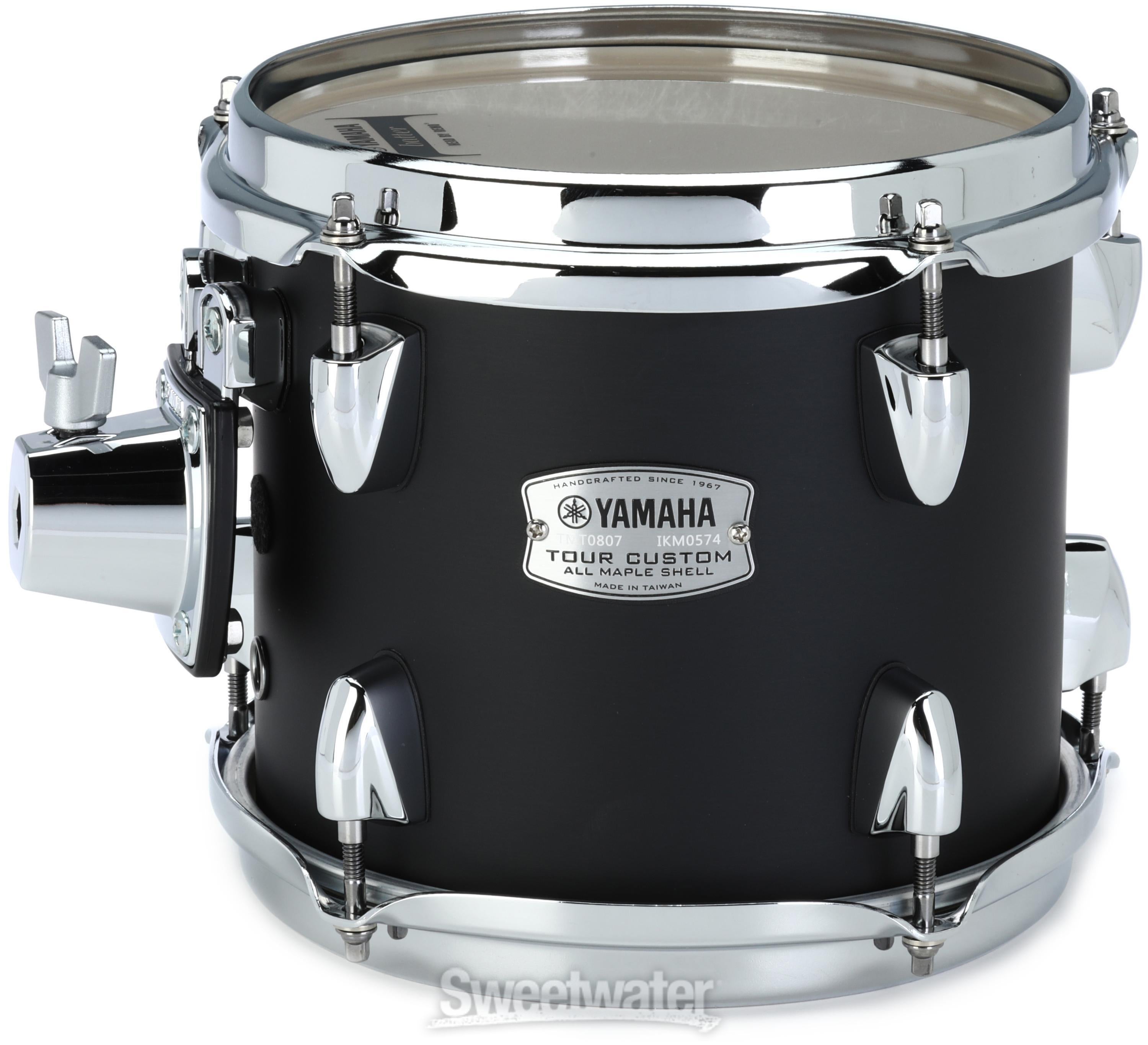 m.t 専用TAM 黒 Yamaha TMT-0807 Tour Custom Mounted Tom - 8 x 7 inch - Licorice