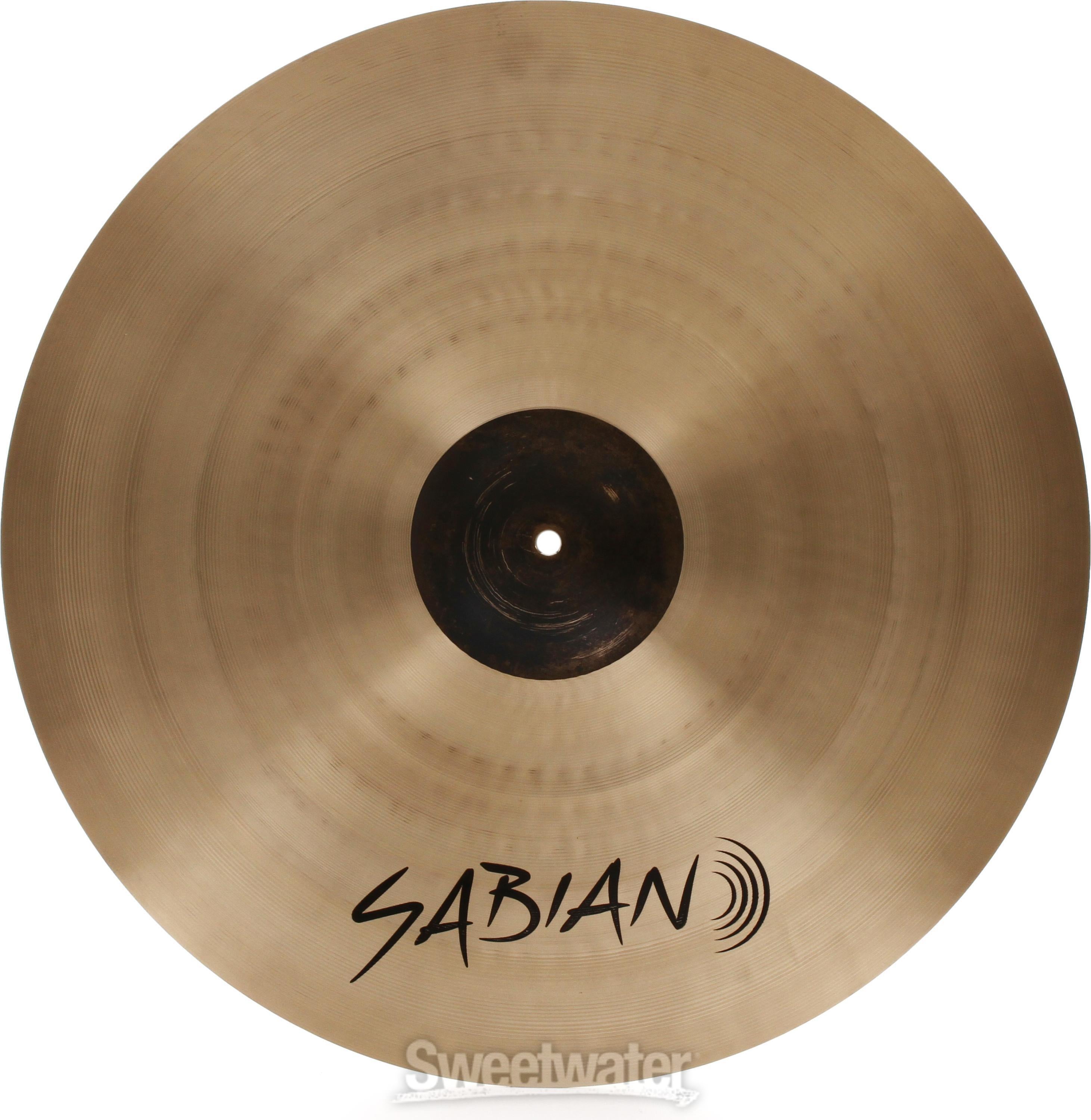 Sabian 21 inch AAX Raw Bell Dry Ride Cymbal | Sweetwater