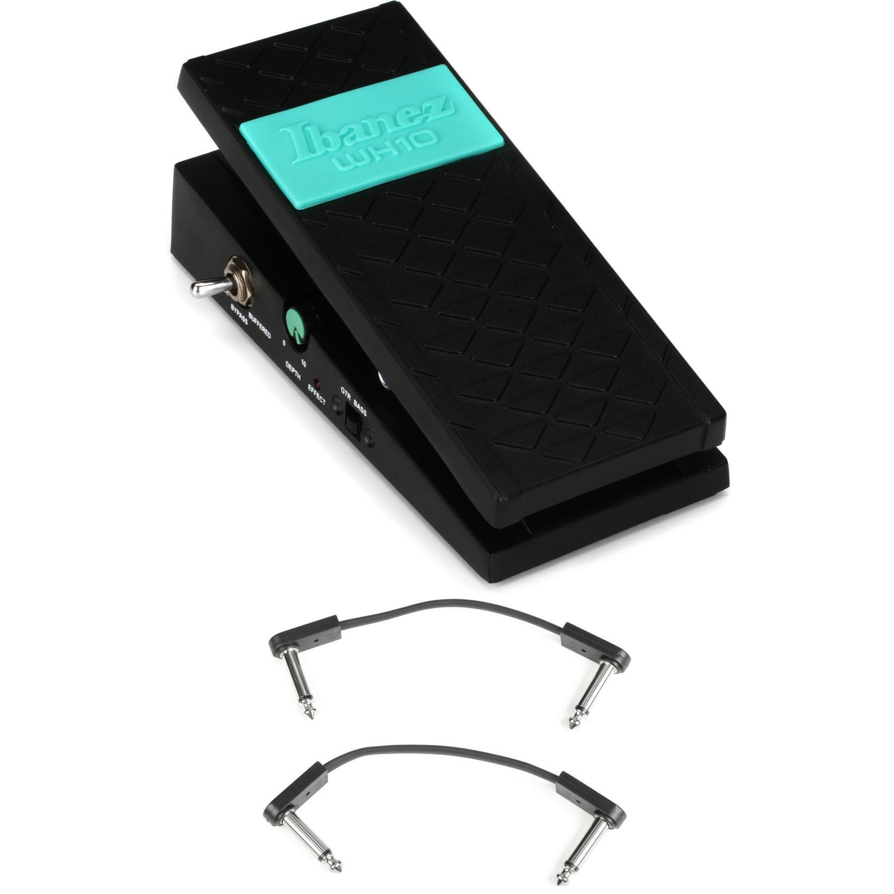 Ibanez WH10 V3 Wah Pedal with EBS Patch Cables