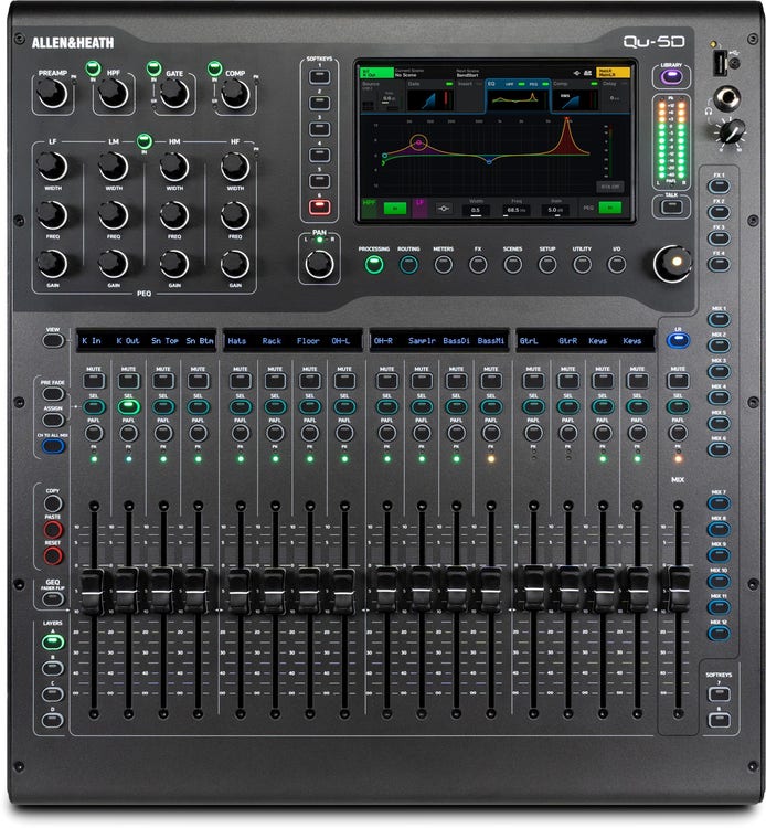 Allen & Heath Qu-5D 38-channel Digital Mixer with Dante