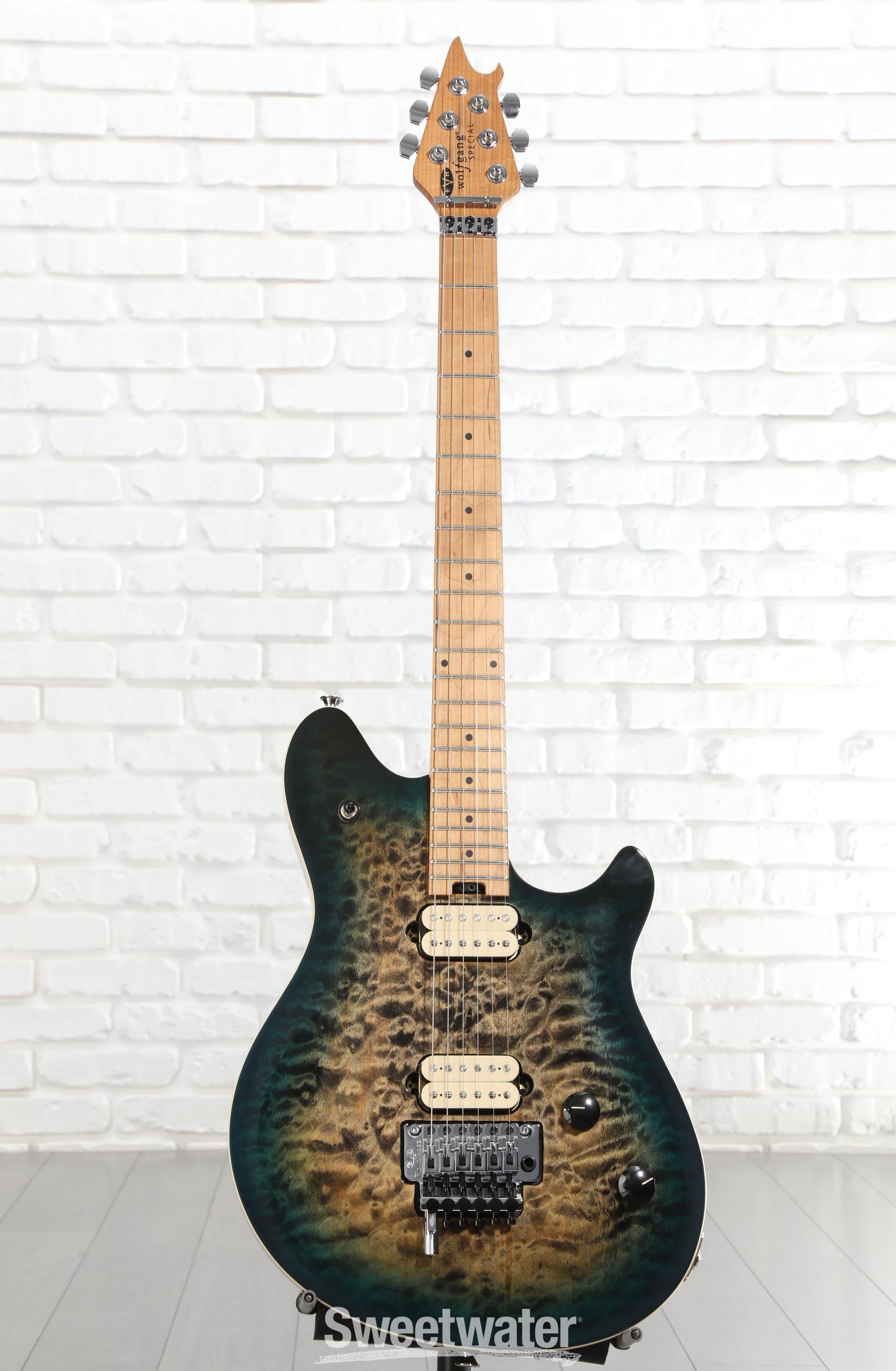 EVH Wolfgang Special QM Electric Guitar - Indigo Burst | Sweetwater