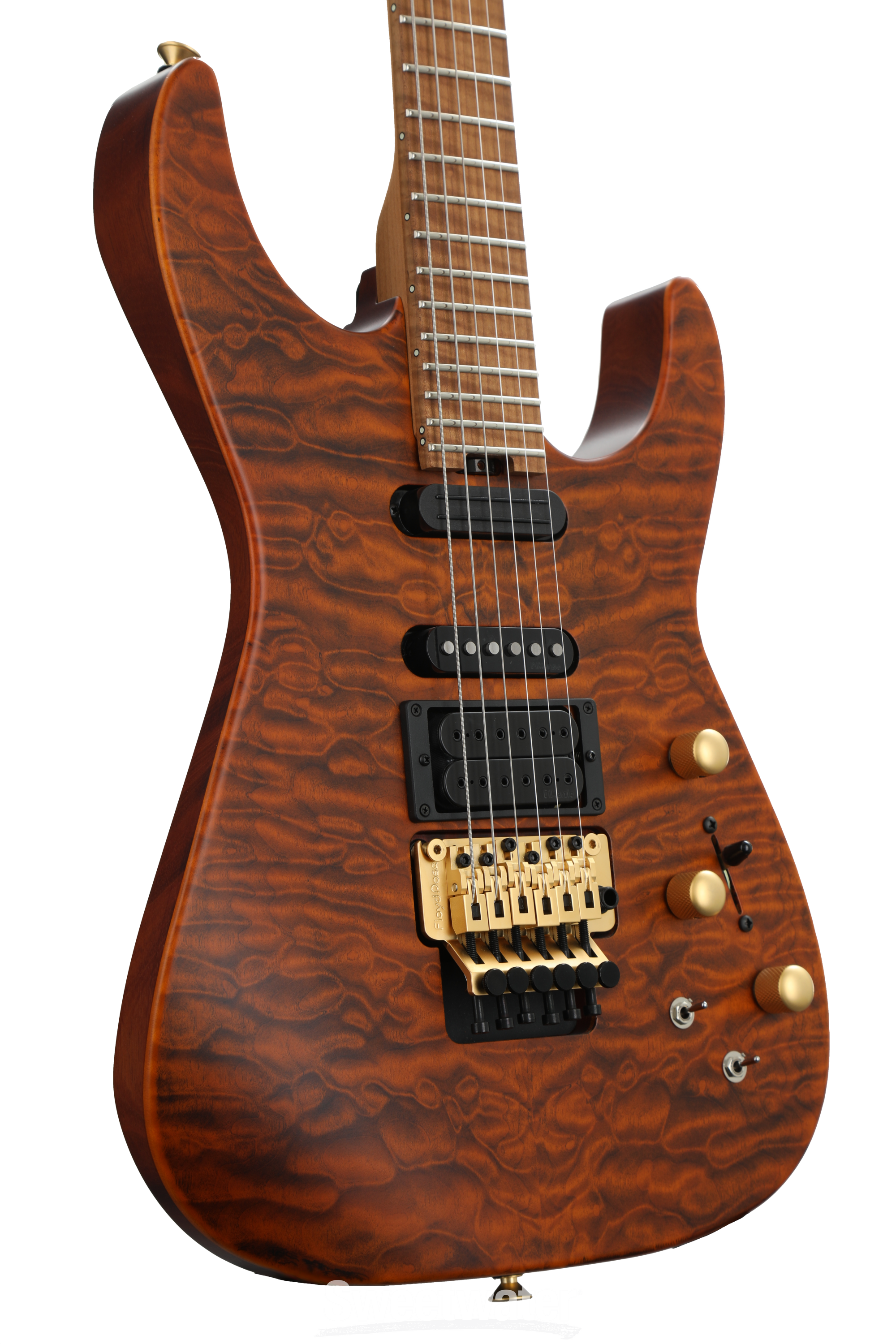 Jackson USA Signature Phil Collen PC1 - Satin Trans Amber | Sweetwater