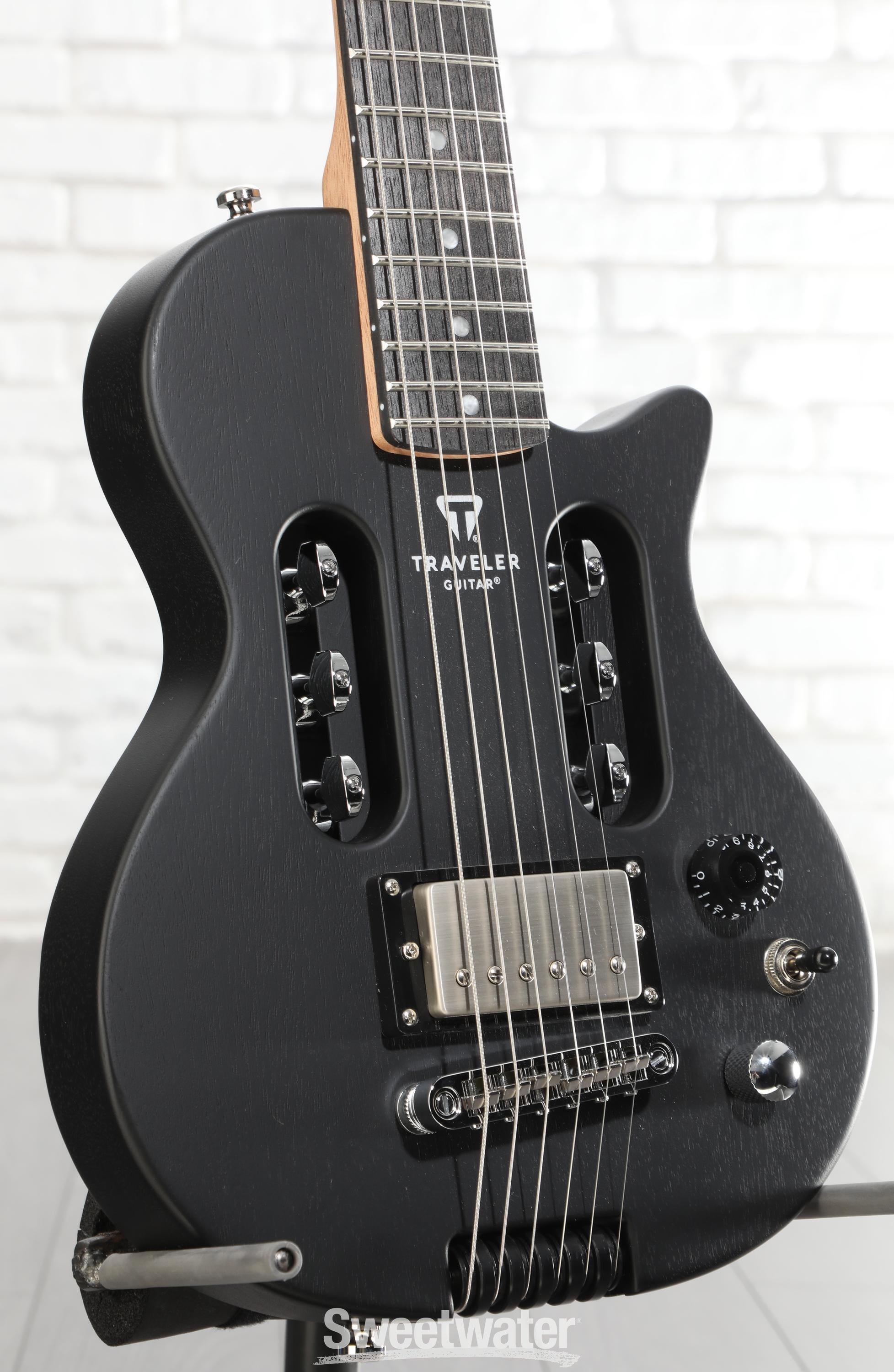 Traveler Guitar EG-1 Mod X Electric Guitar - Black Satin | Sweetwater