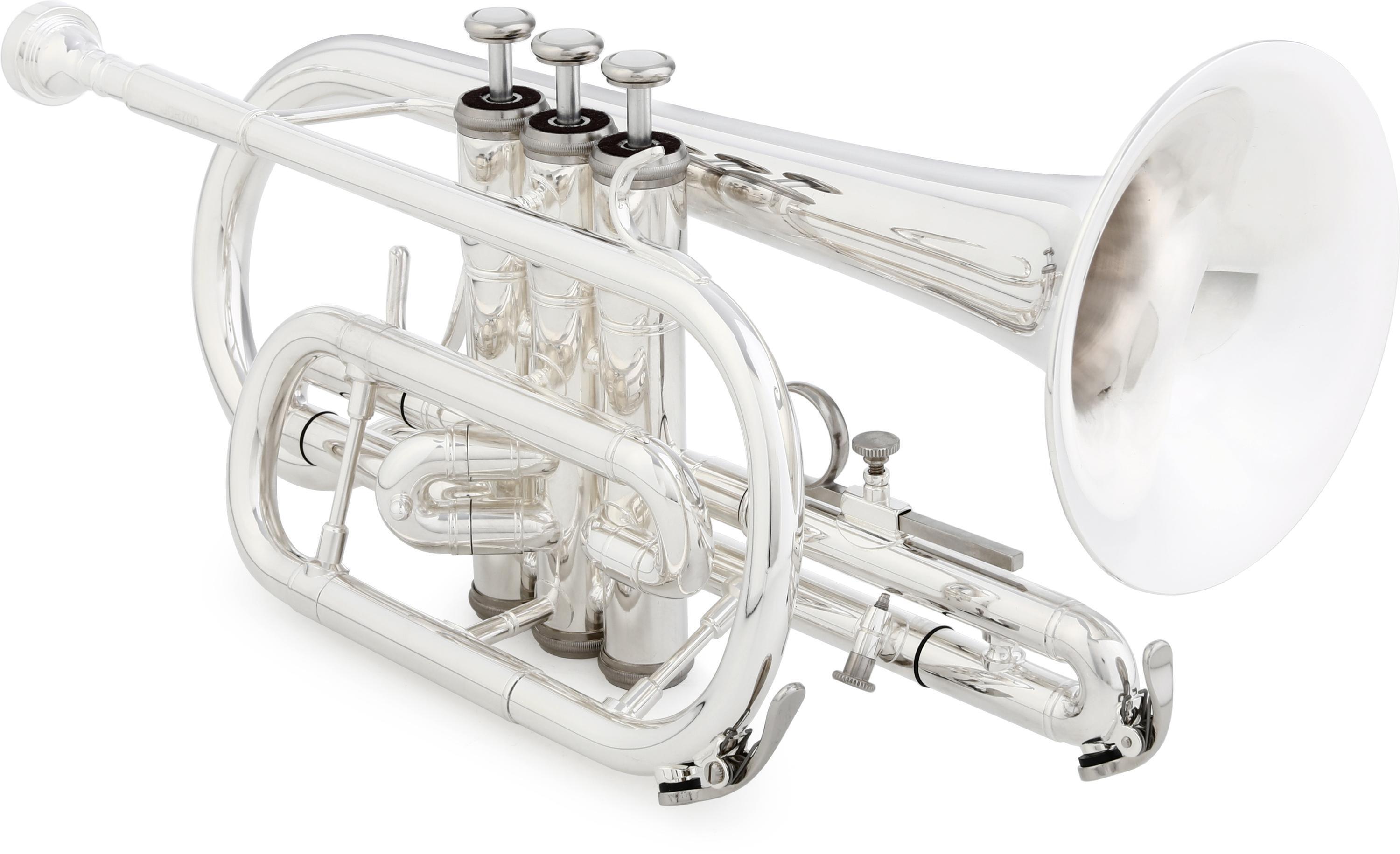 Jupiter JCR700S Standard Series Bb Cornet - Silver-plated