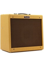 Photo of Fender Blues Junior IV 1x12" 15-watt Tube Combo Amp - Lacquered Tweed Sweetwater Exclusive with Eminence Red White and Blues Speaker