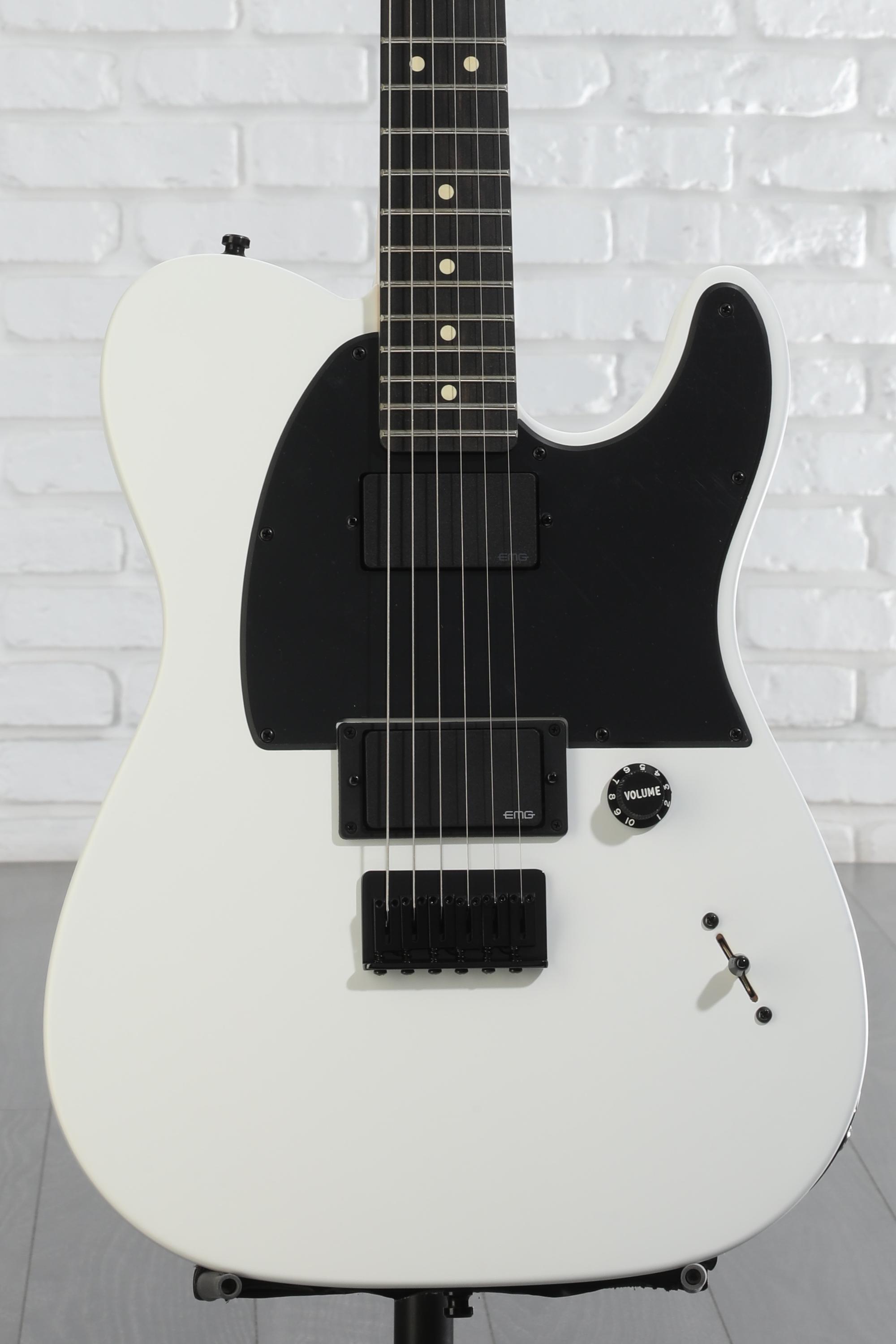 ギター FENDER Jim Root Telecaster Fender Jim Root Telecaster HH - White with Ebony Fingerboard