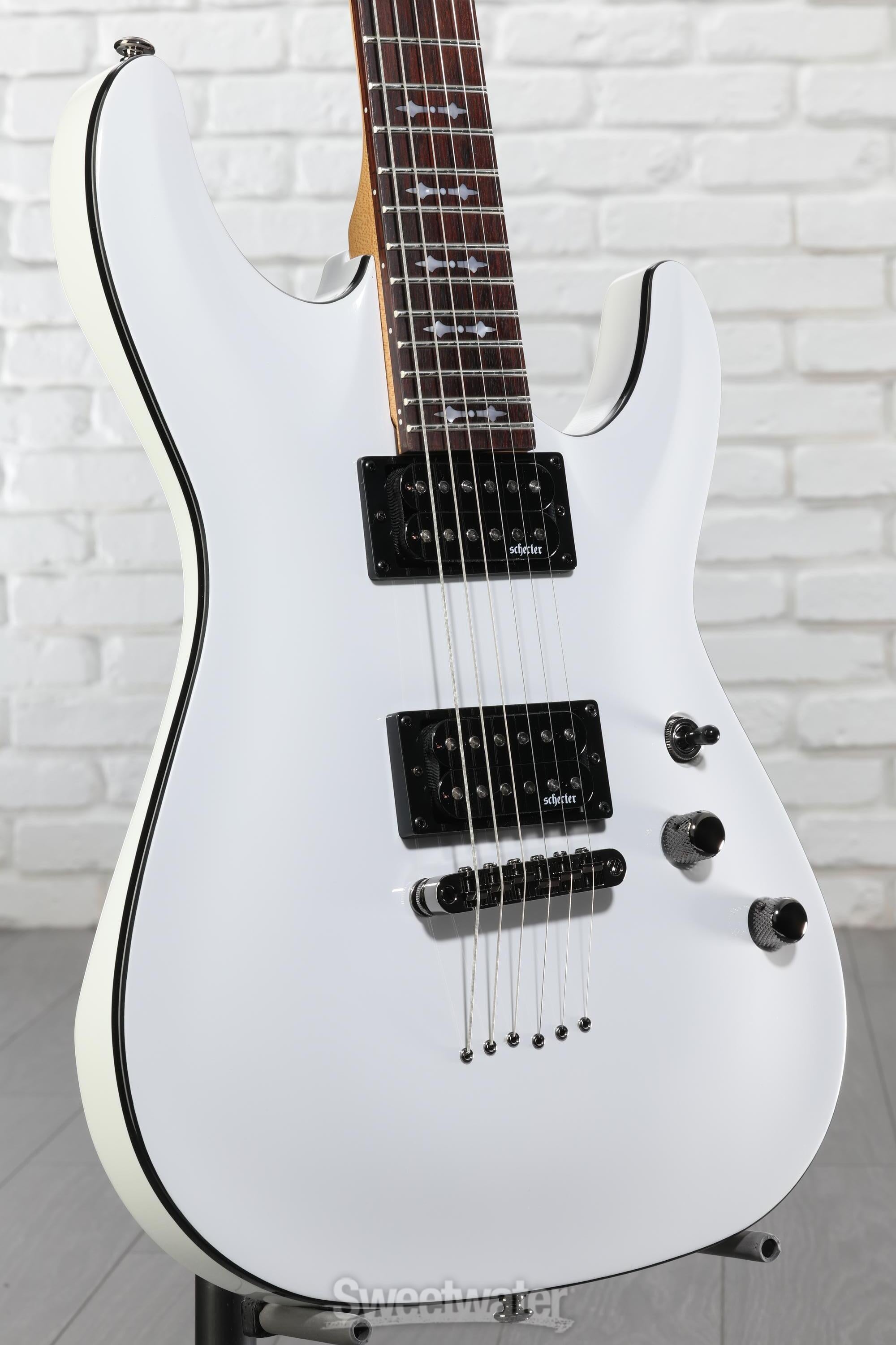 Schecter Omen-6 Electric Guitar - Gloss White | Sweetwater