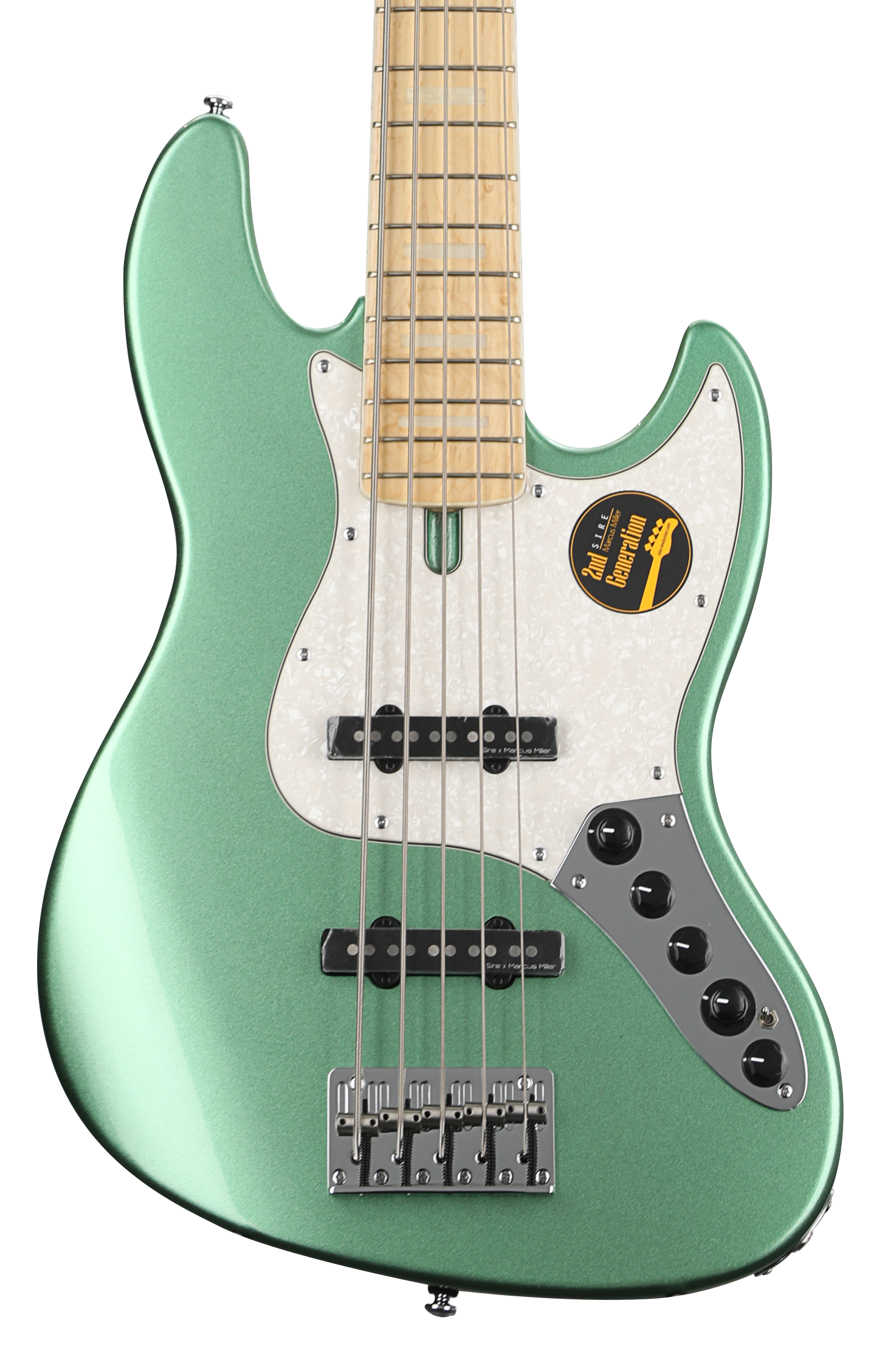 Sire Marcus Miller V7 Swamp Ash 5-string Bass Guitar - Sherwood