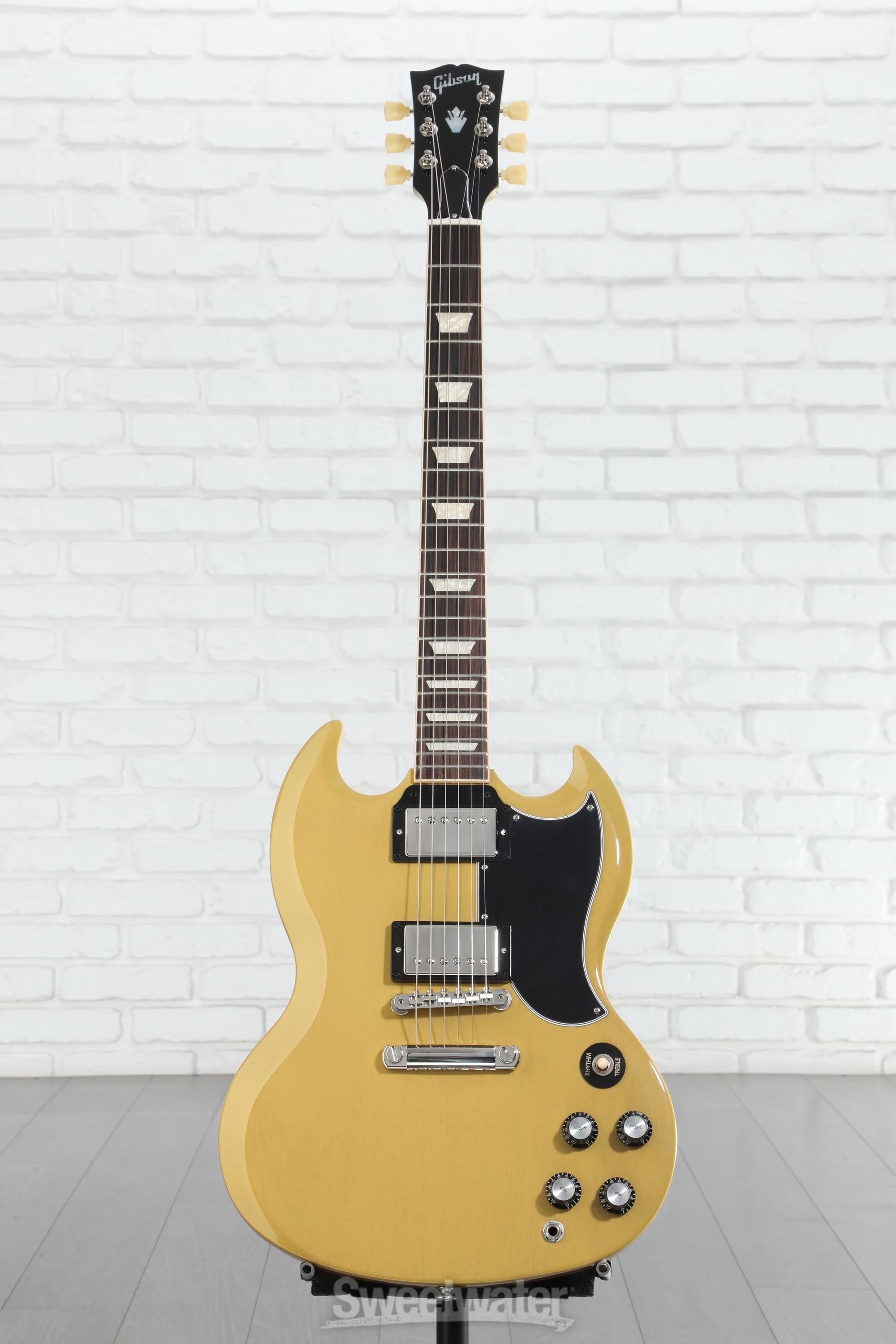 Gibson ギブソン SG Standard 61 TV Yellow Gibson SG Standard '61 Electric Guitar - TV Yellow | Sweetwater