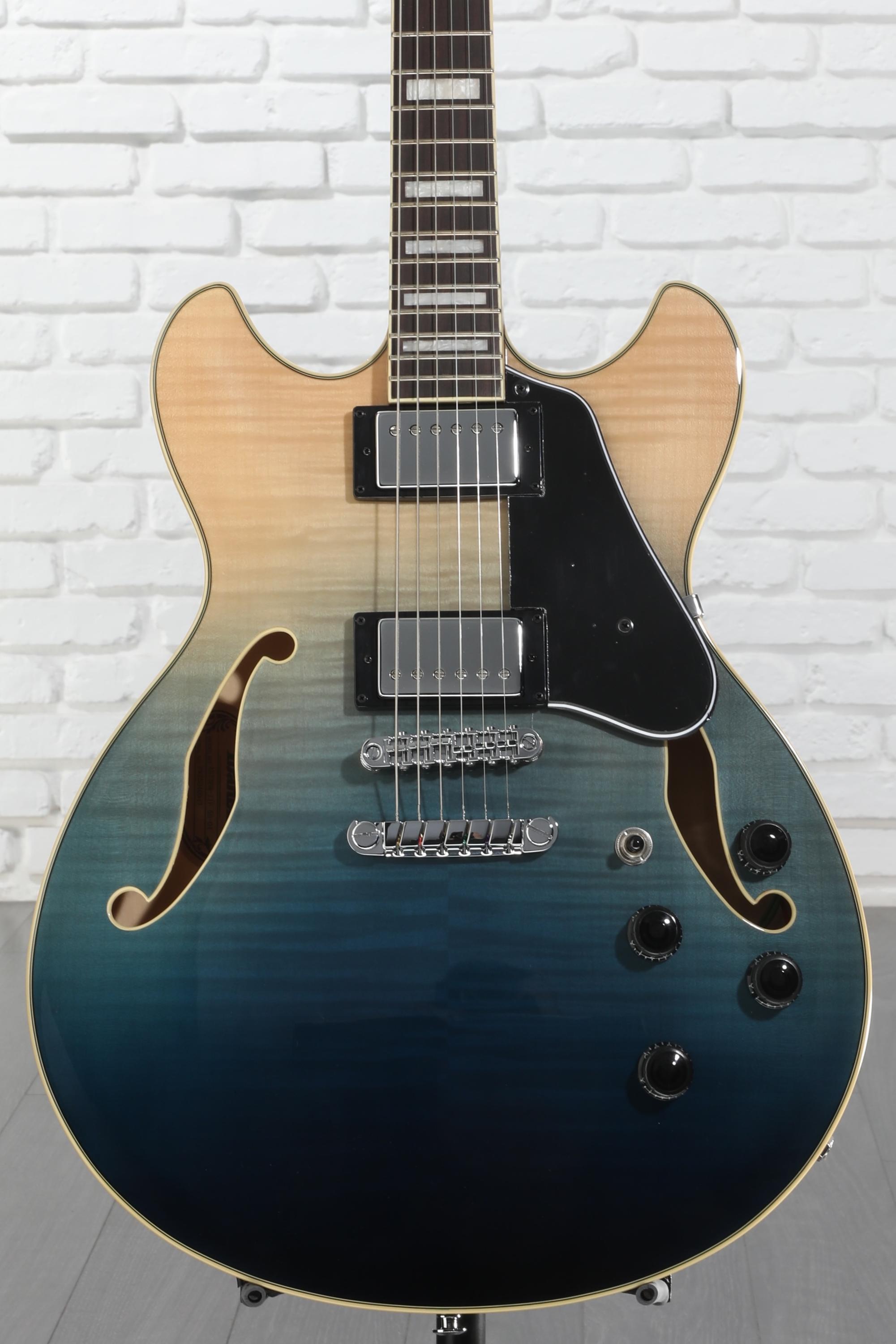Ibanez Artcore AS73FM Semi-Hollow Electric Guitar Transparent