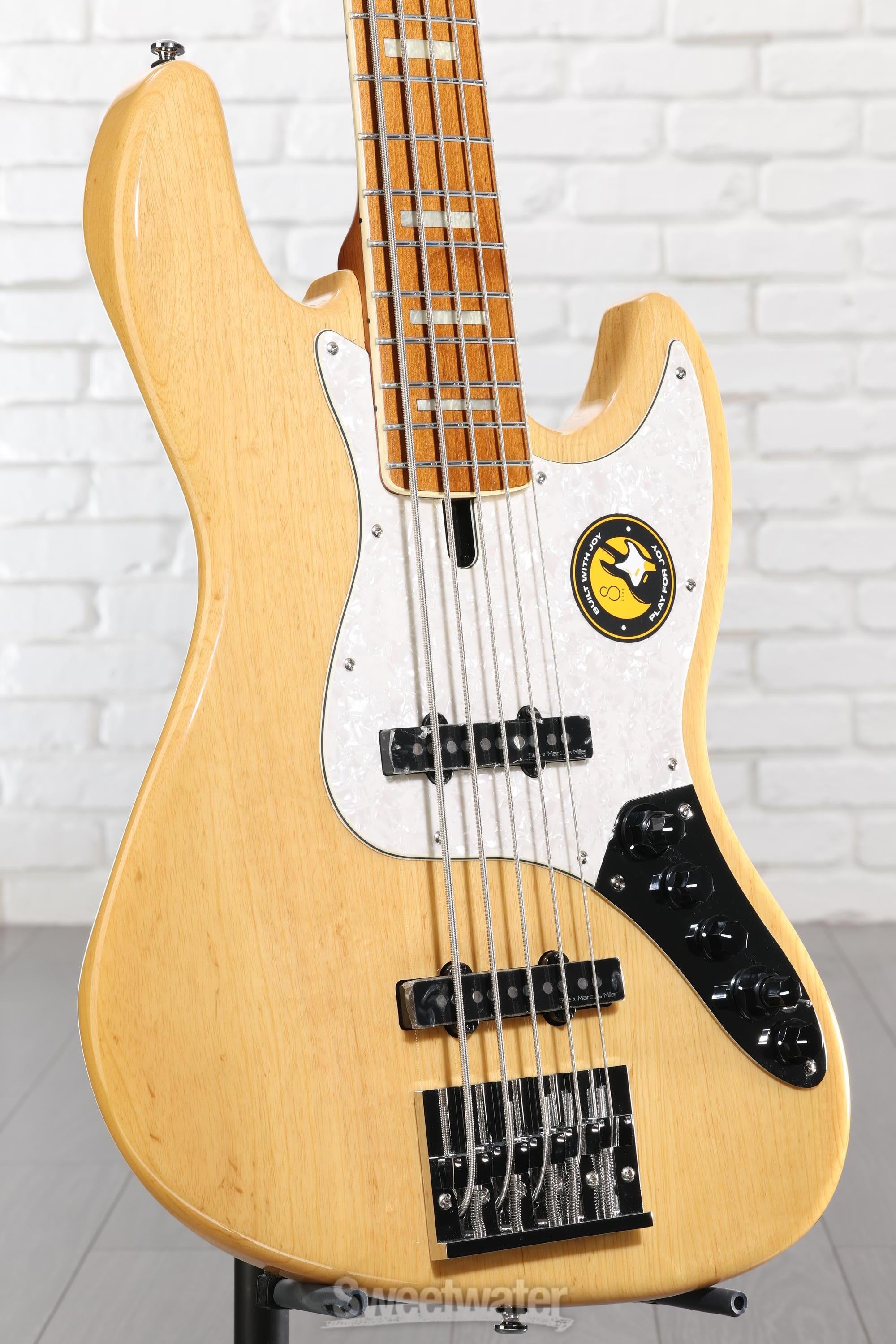 Sire Marcus Miller V8 5-string Bass Guitar - Natural Reviews